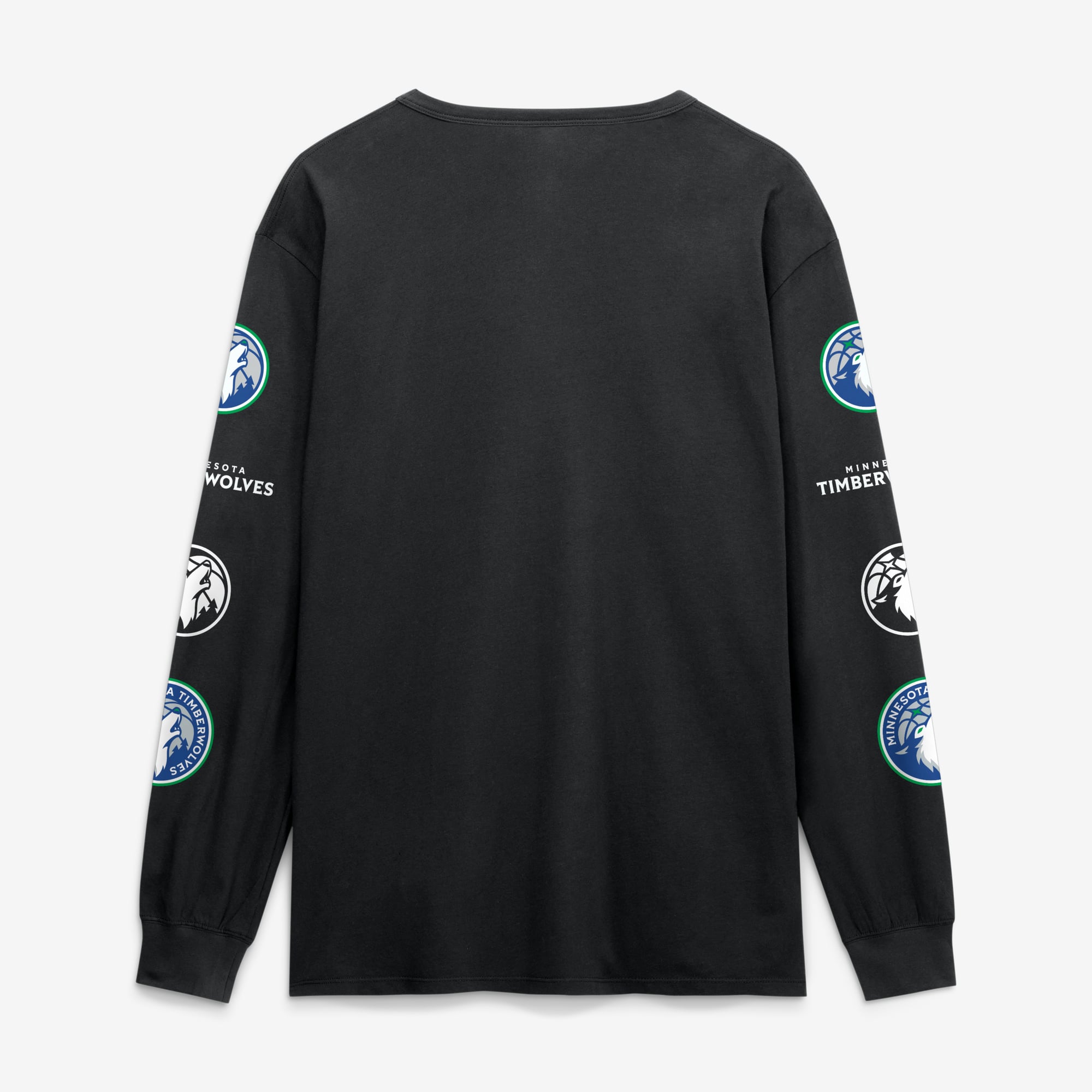 Men's Fanatics Black Minnesota Timberwolves Jump Higher Legacy Long Sleeve T-Shirt