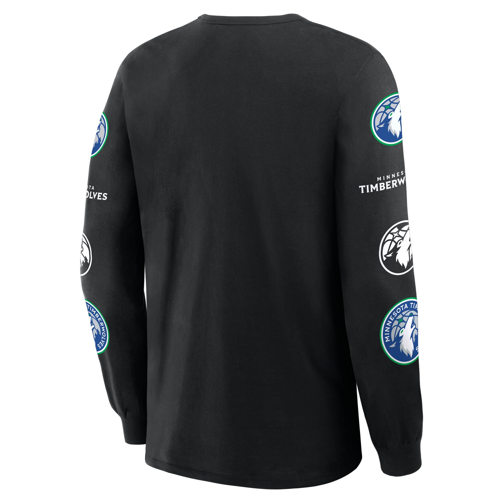 Men's Fanatics Black Minnesota Timberwolves Jump Higher Legacy Long Sleeve T-Shirt