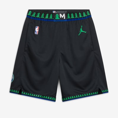 Minnesota Timberwolves Jordan Brand Statement Edition Swingman Shorts - Black