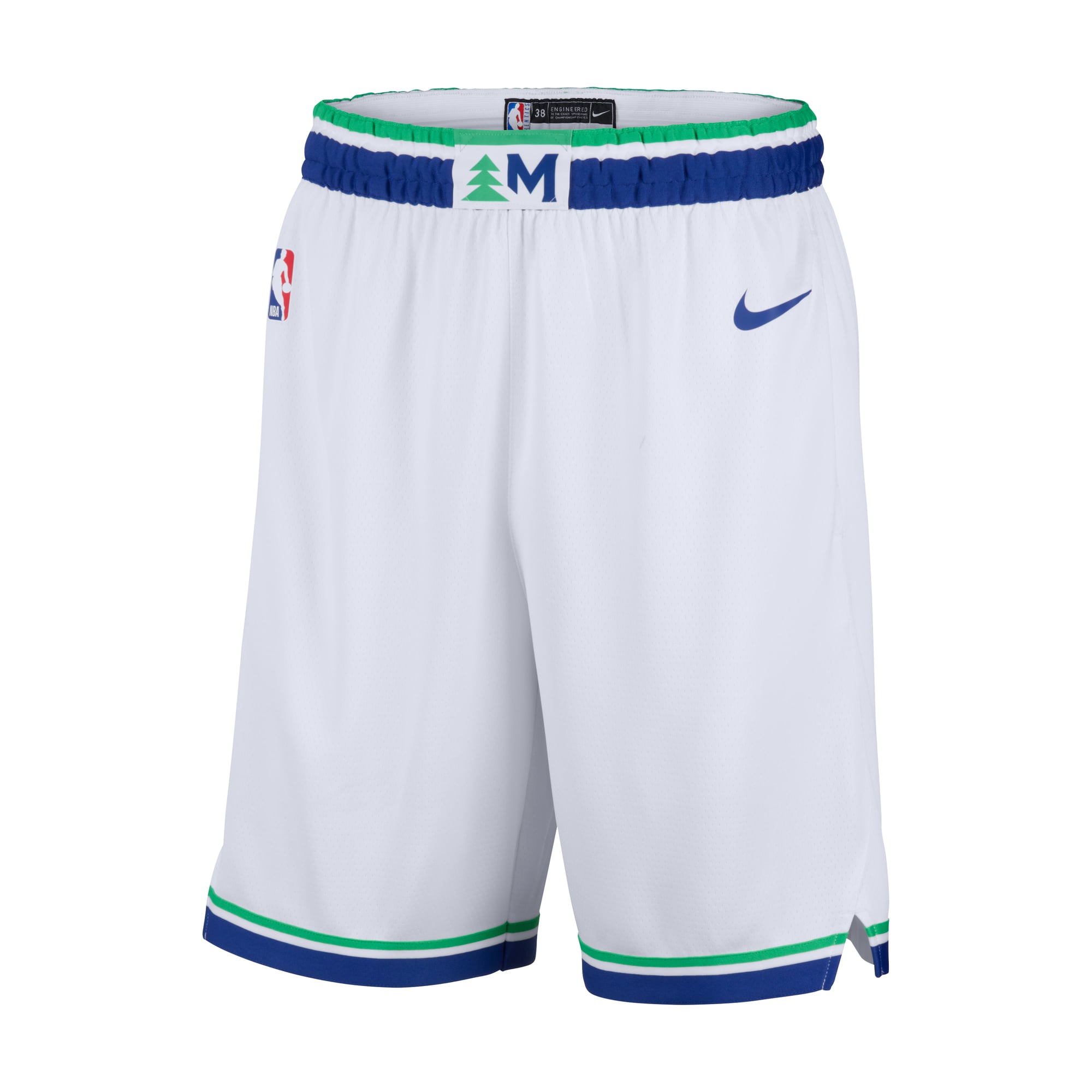 Short Swingman Nike White Association Edition pour homme, Minnesota Timberwolves