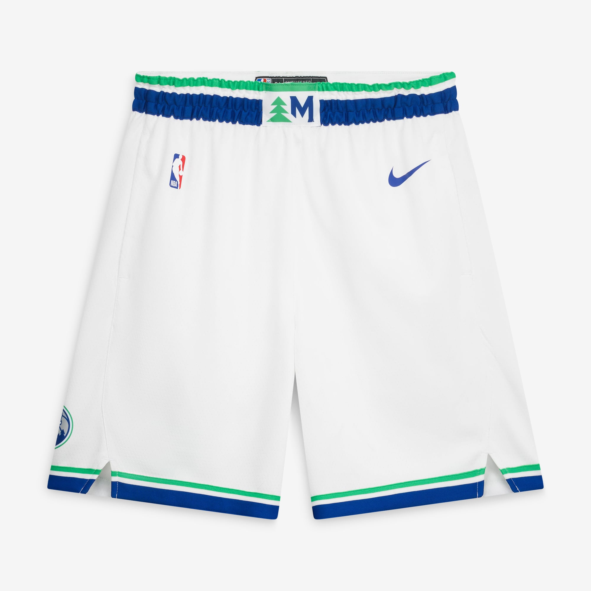 Short Swingman Nike White Association Edition pour homme, Minnesota Timberwolves