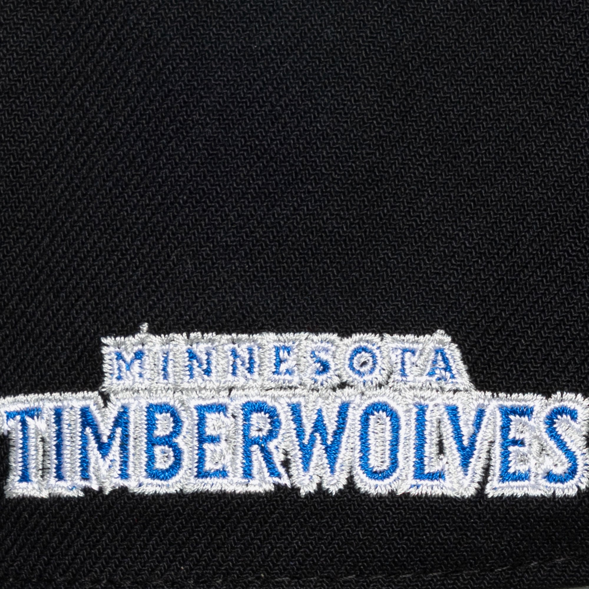 Men's Mitchell & Ness Black Minnesota Timberwolves True Legacy Pro Snapback Hat