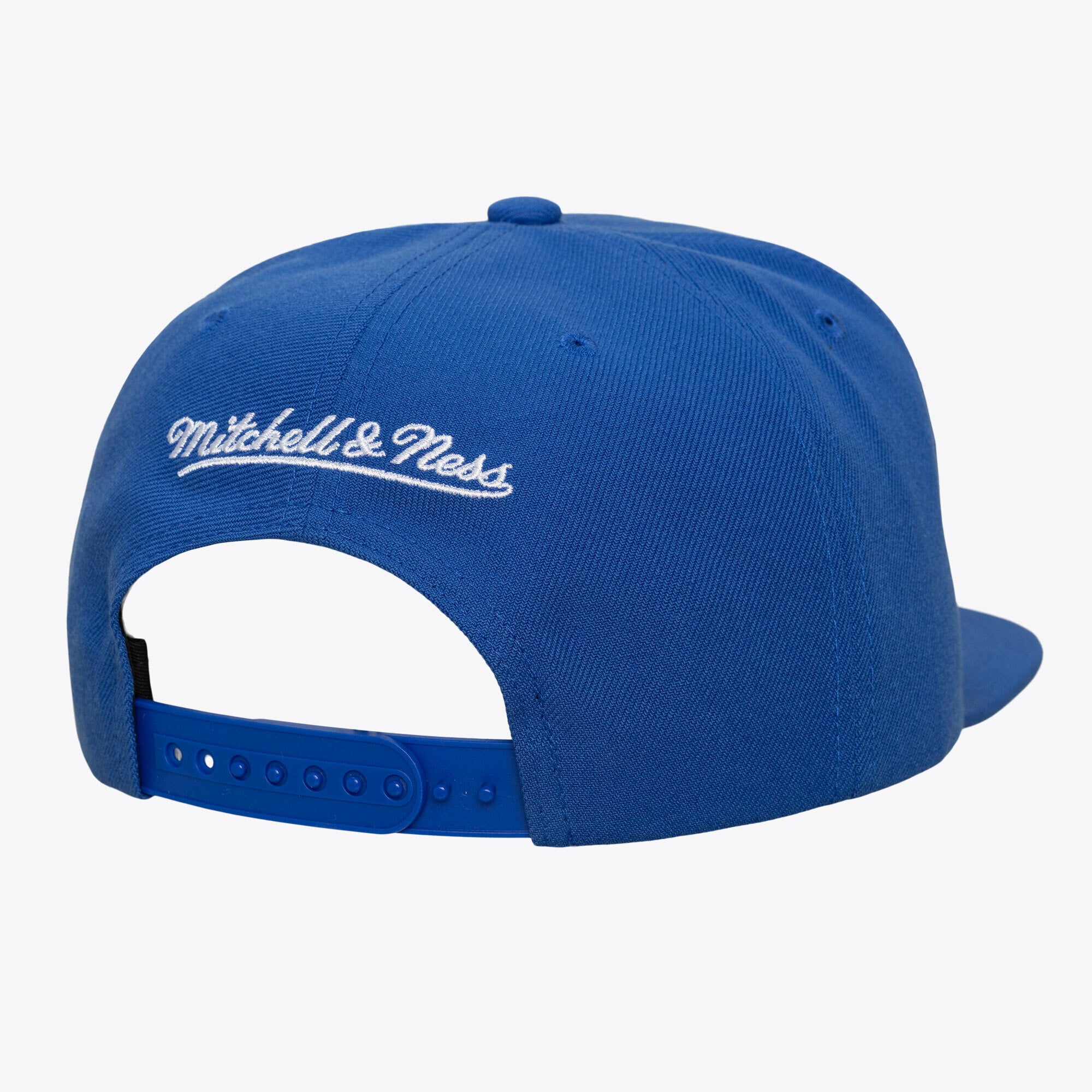 Casquette snapback Mitchell & Ness bleue pour homme, modèle entraîneur-chef des Minnesota Timberwolves
