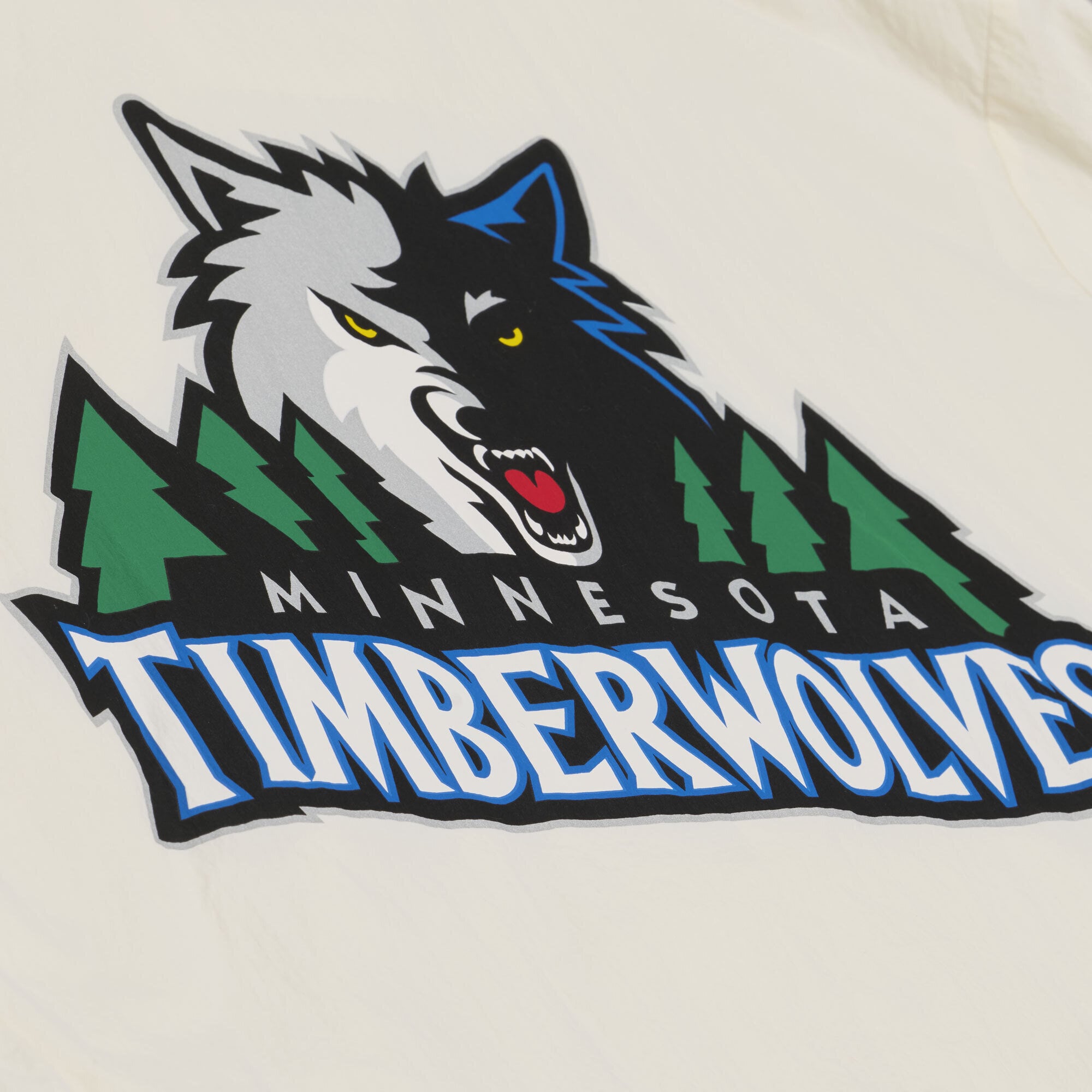 Men's Mitchell & Ness Cream Minnesota Timberwolves Retro Root Full-Snap Coaches Jacket