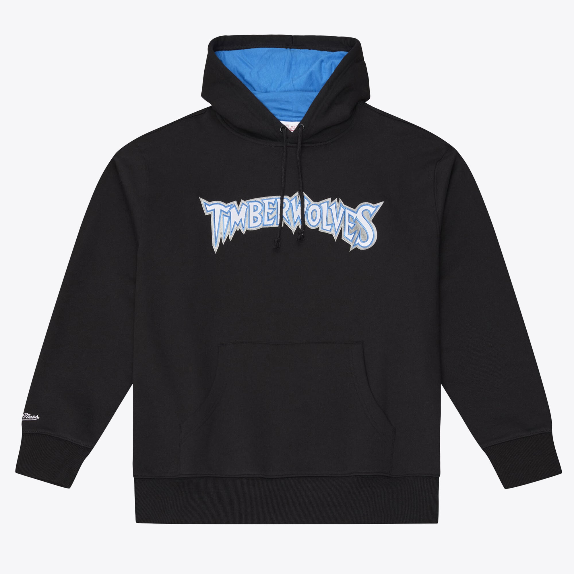 Sweat à capuche polaire noir Mitchell & Ness Kevin Garnett, joueur des Minnesota Timberwolves, pour homme