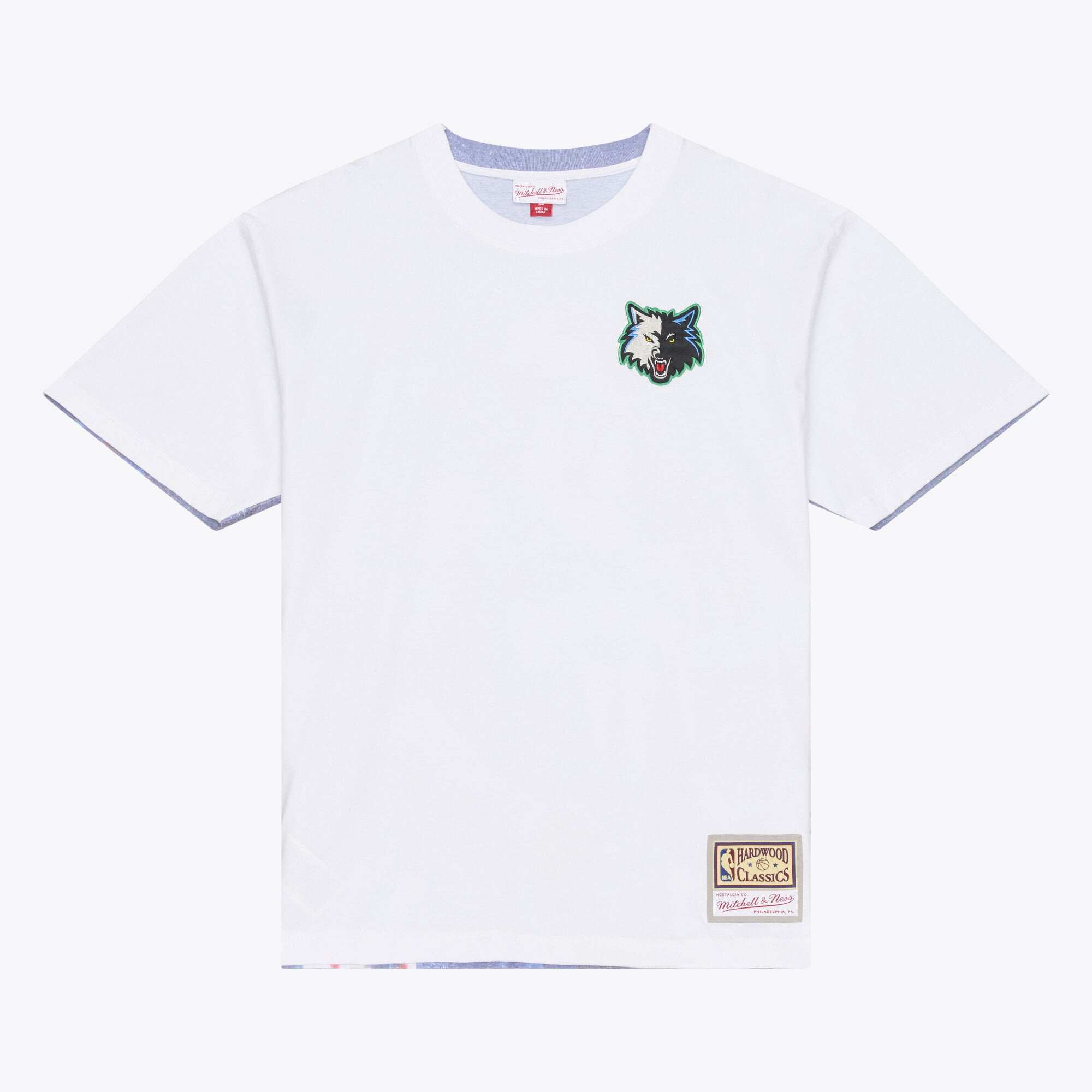 T-shirt Mitchell & Ness Kevin Garnett blanc Minnesota Timberwolves Hardwood Classics pour homme, imprimé par sublimation