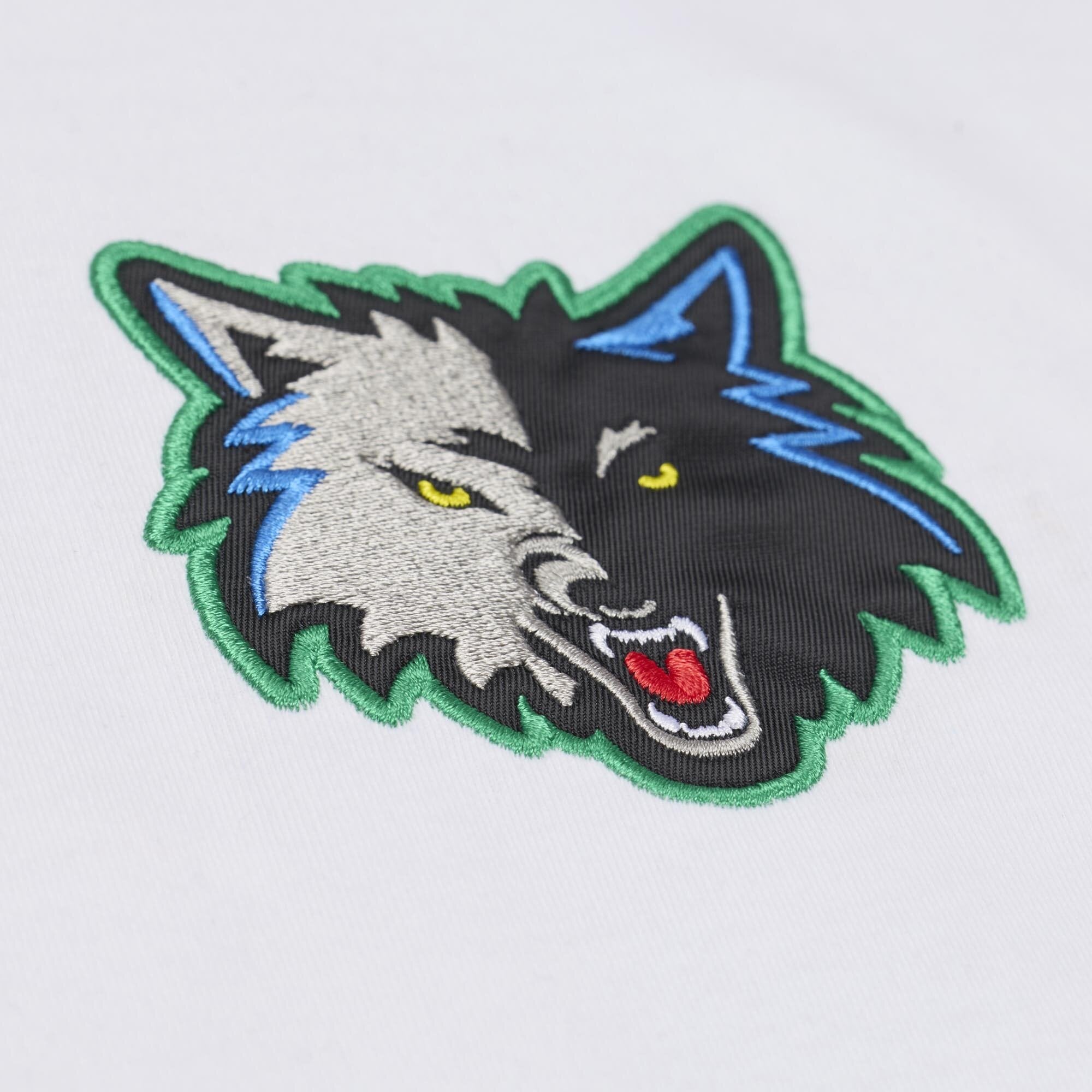 T-shirt Mitchell & Ness Kevin Garnett blanc Minnesota Timberwolves Hardwood Classics pour homme, imprimé par sublimation
