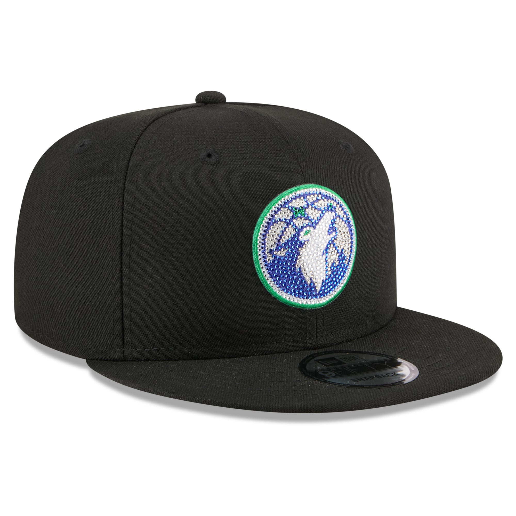 Men's New Era Black Minnesota Timberwolves 2026 NBA Draft Crystal 9FIFTY Snapback Hat