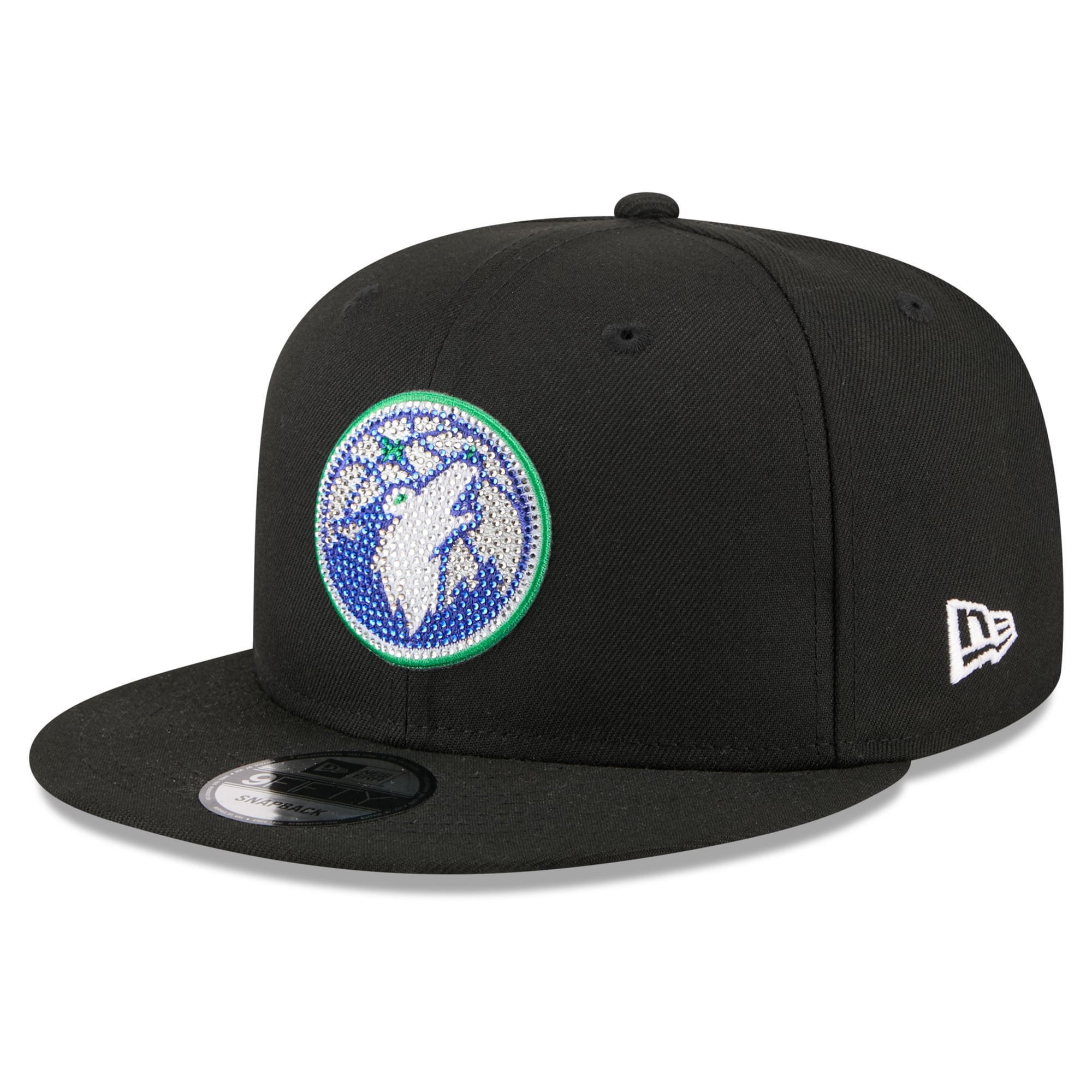 Men's New Era Black Minnesota Timberwolves 2026 NBA Draft Crystal 9FIFTY Snapback Hat
