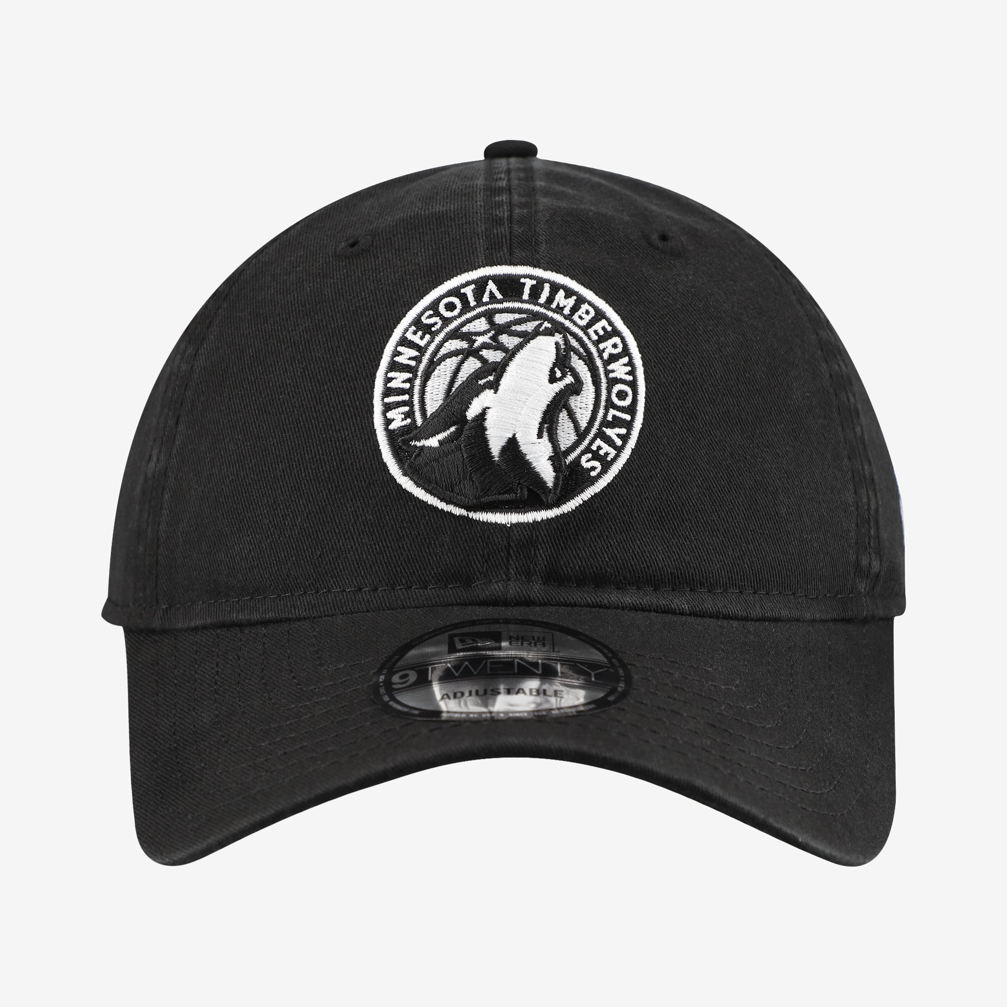 Men's New Era Black Minnesota Timberwolves 9TWENTY Adjustable Hat
