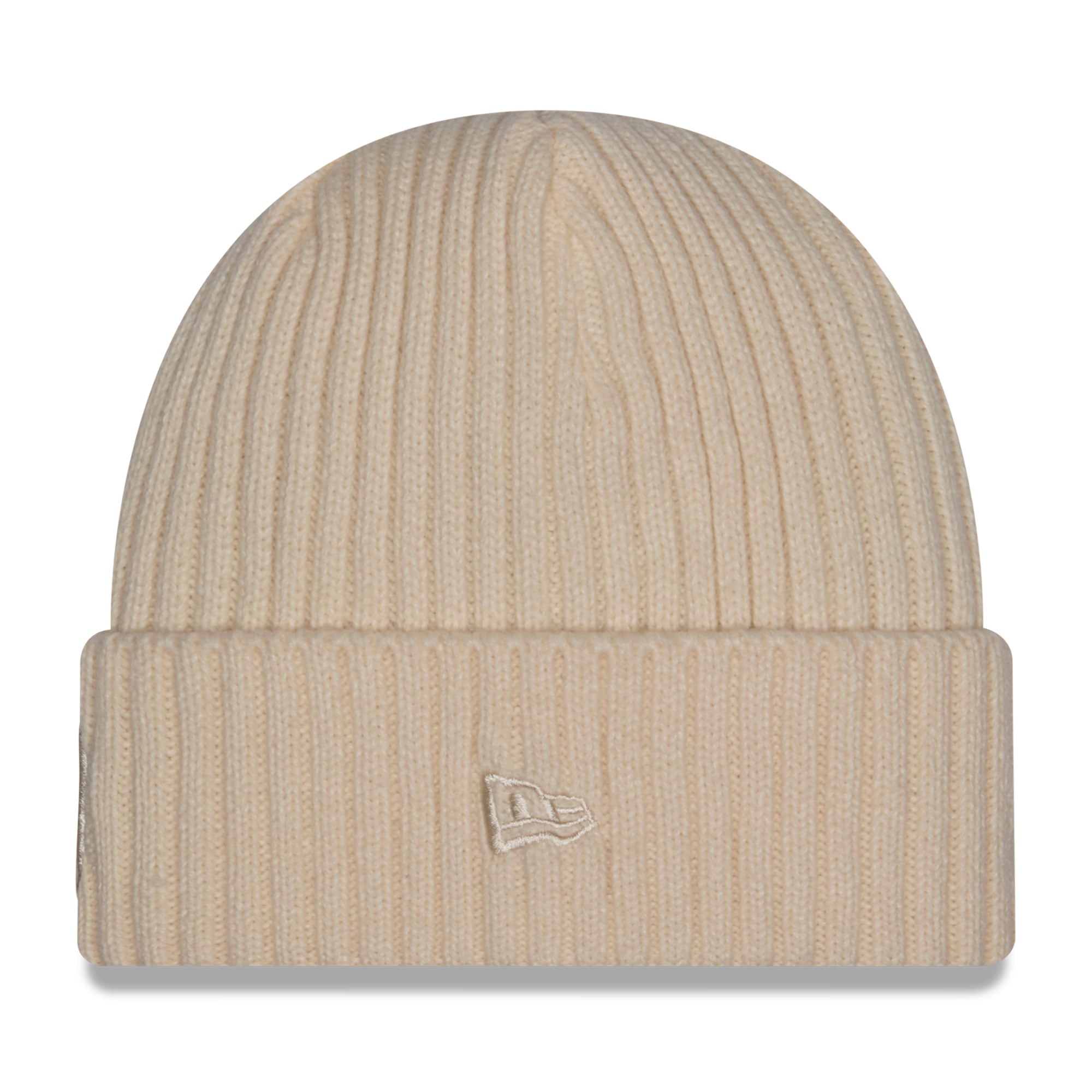 Bonnet à revers New Era crème Minnesota Timberwolves pour homme