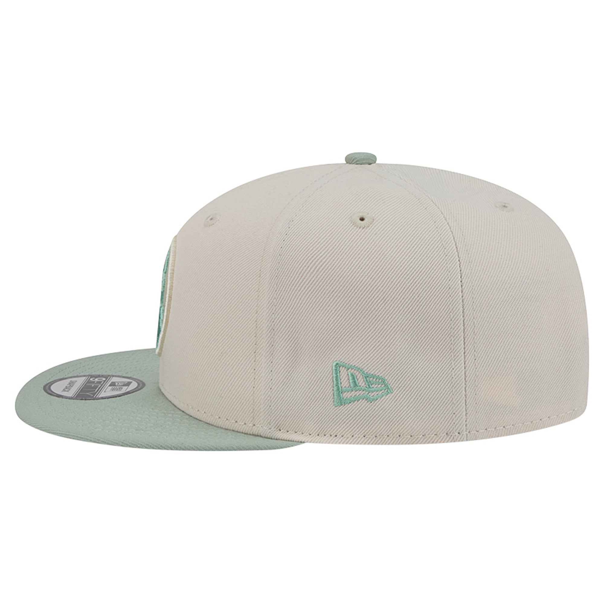 Casquette snapback New Era 9FIFTY crème/vert clair Minnesota Timberwolves pour homme