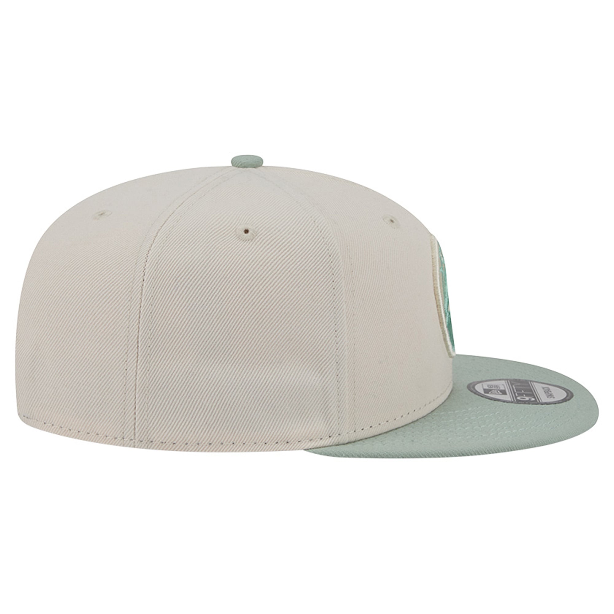 Casquette snapback New Era 9FIFTY crème/vert clair Minnesota Timberwolves pour homme