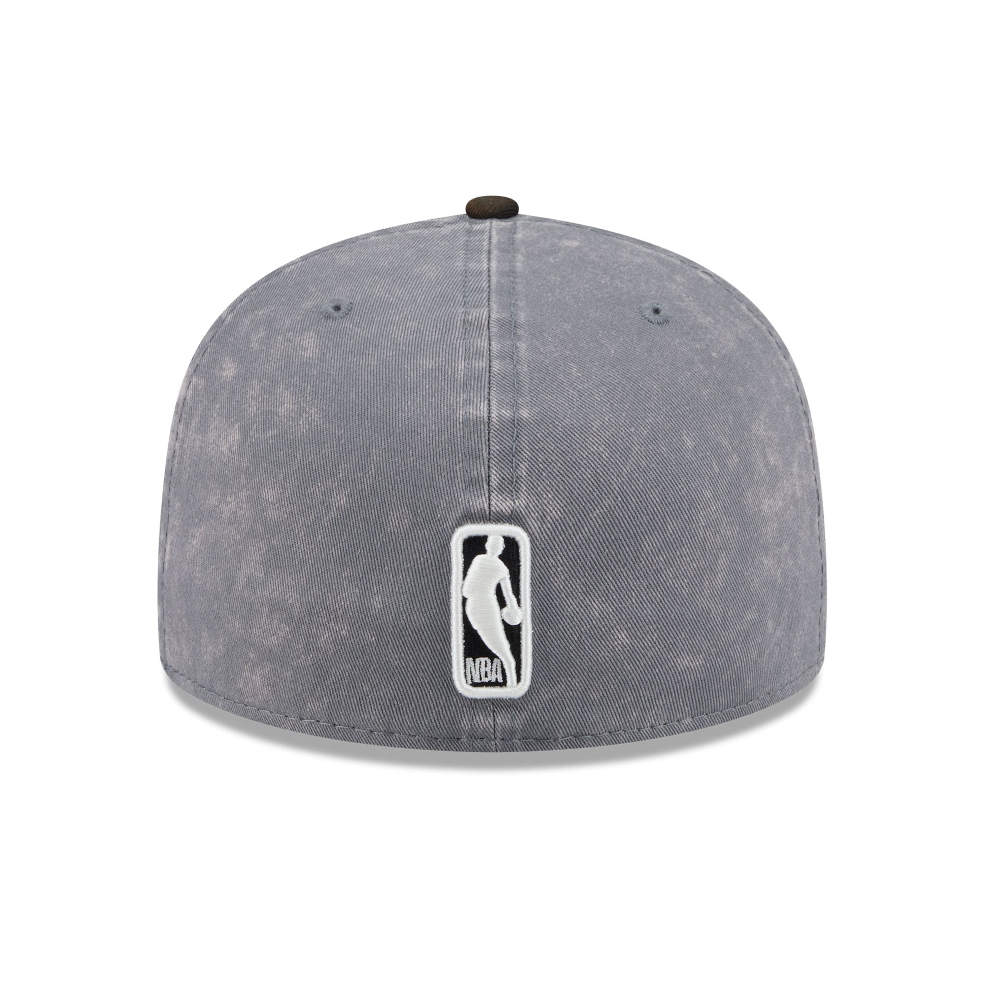 Casquette ajustée New Era 59FIFTY grise et noire pour homme, Minnesota Timberwolves.