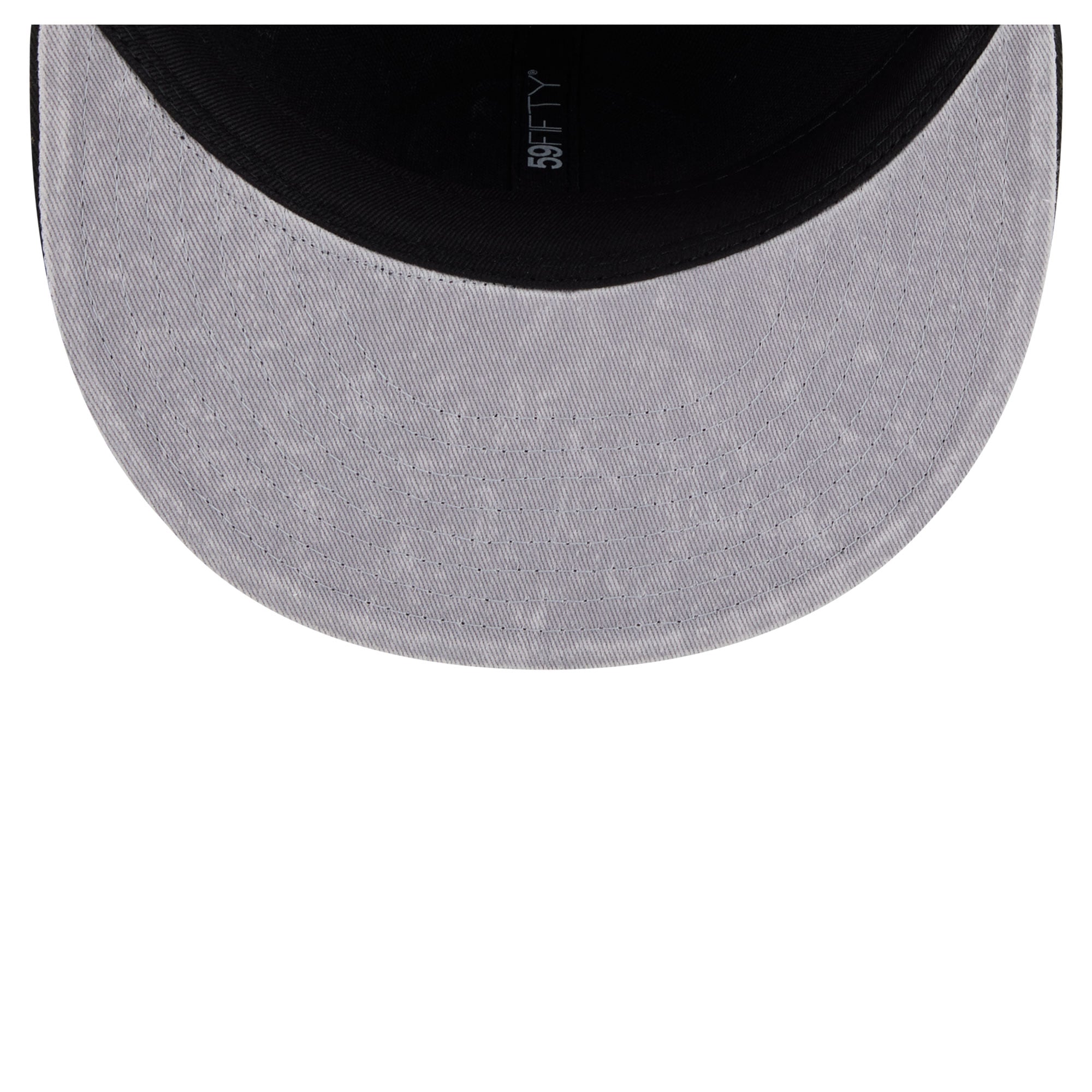 Casquette ajustée New Era 59FIFTY grise et noire pour homme, Minnesota Timberwolves.