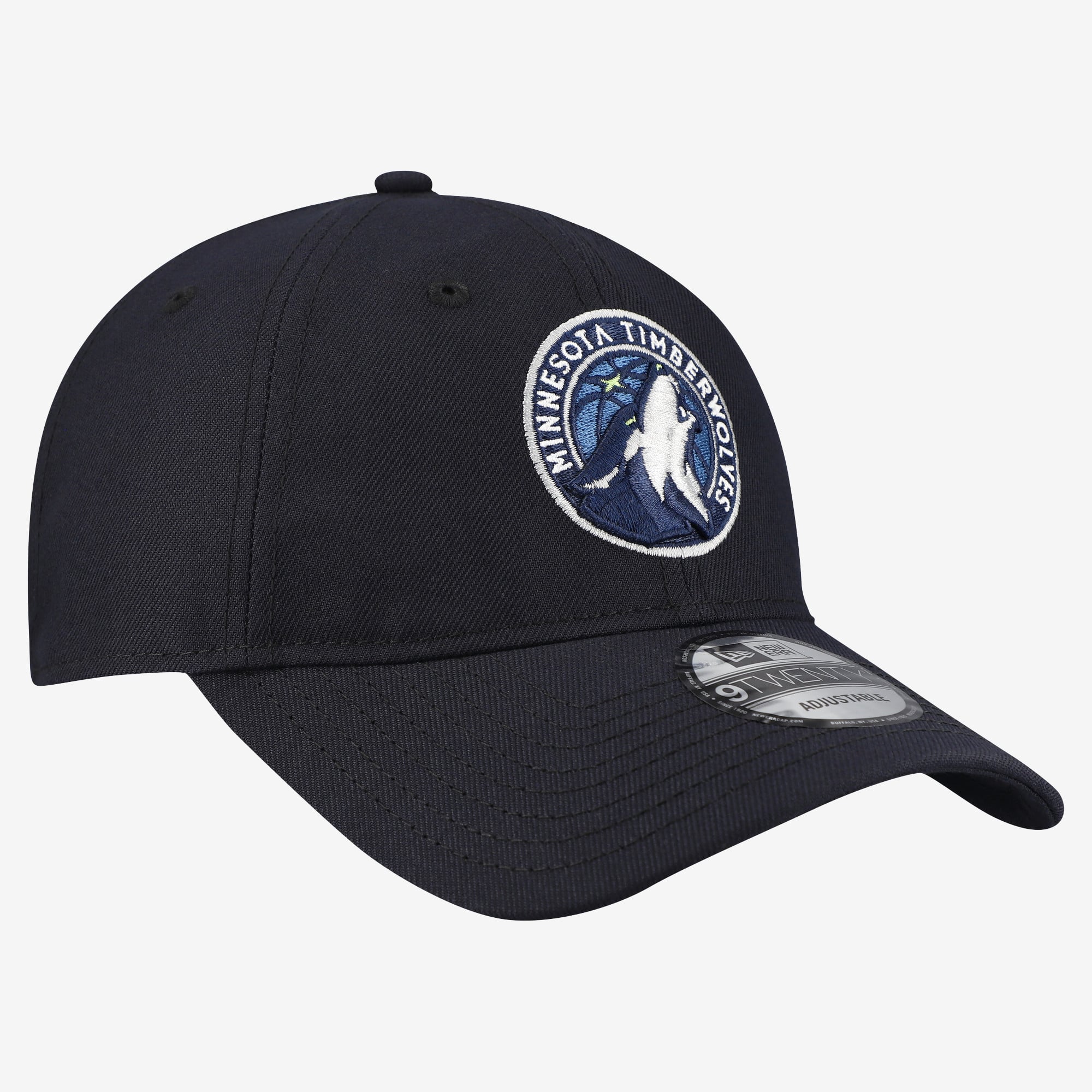 Men's New Era Navy Minnesota Timberwolves Team 9TWENTY Adjustable Hat