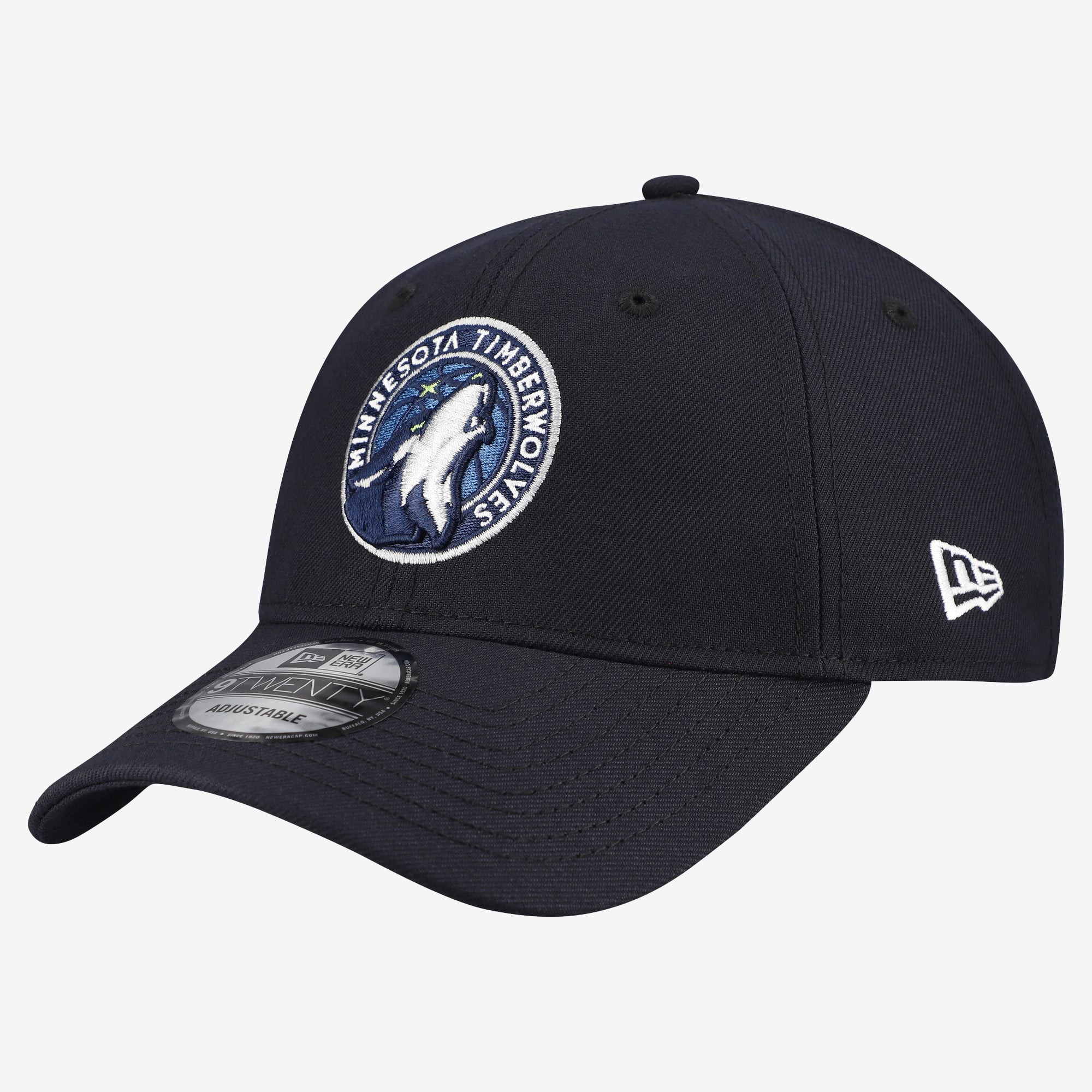 Men's Minnesota Timberwolves  New Era Navy Team 9TWENTY Adjustable Hat