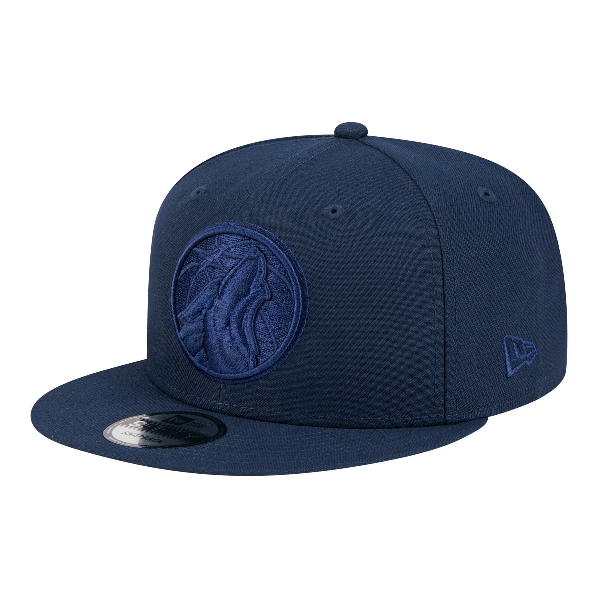 Men's Minnesota Timberwolves New Era Navy Tonal Color Pack 9FIFTY Snapback Hat