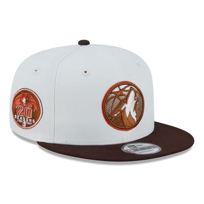  Minnesota Timberwolves New Era Pumpkin Spice 9FIFTY Snapback Hat - White