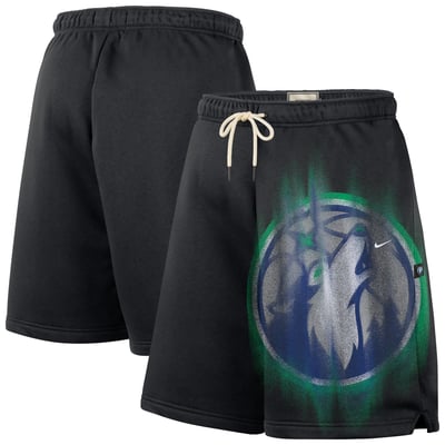 Minnesota Timberwolves Nike 2026 Standard Issue Practice Icon Fleece Shorts - Black