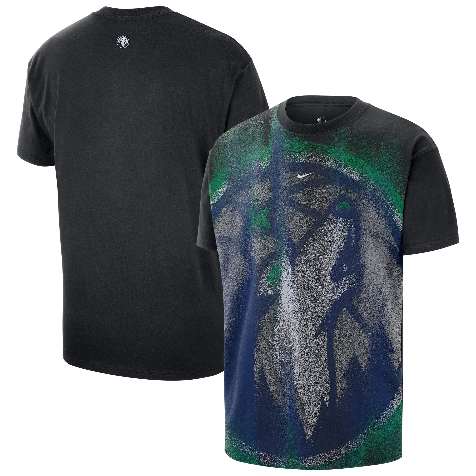 T-shirt d'entraînement Nike noir Minnesota Timberwolves 2026 Standard Issue pour homme