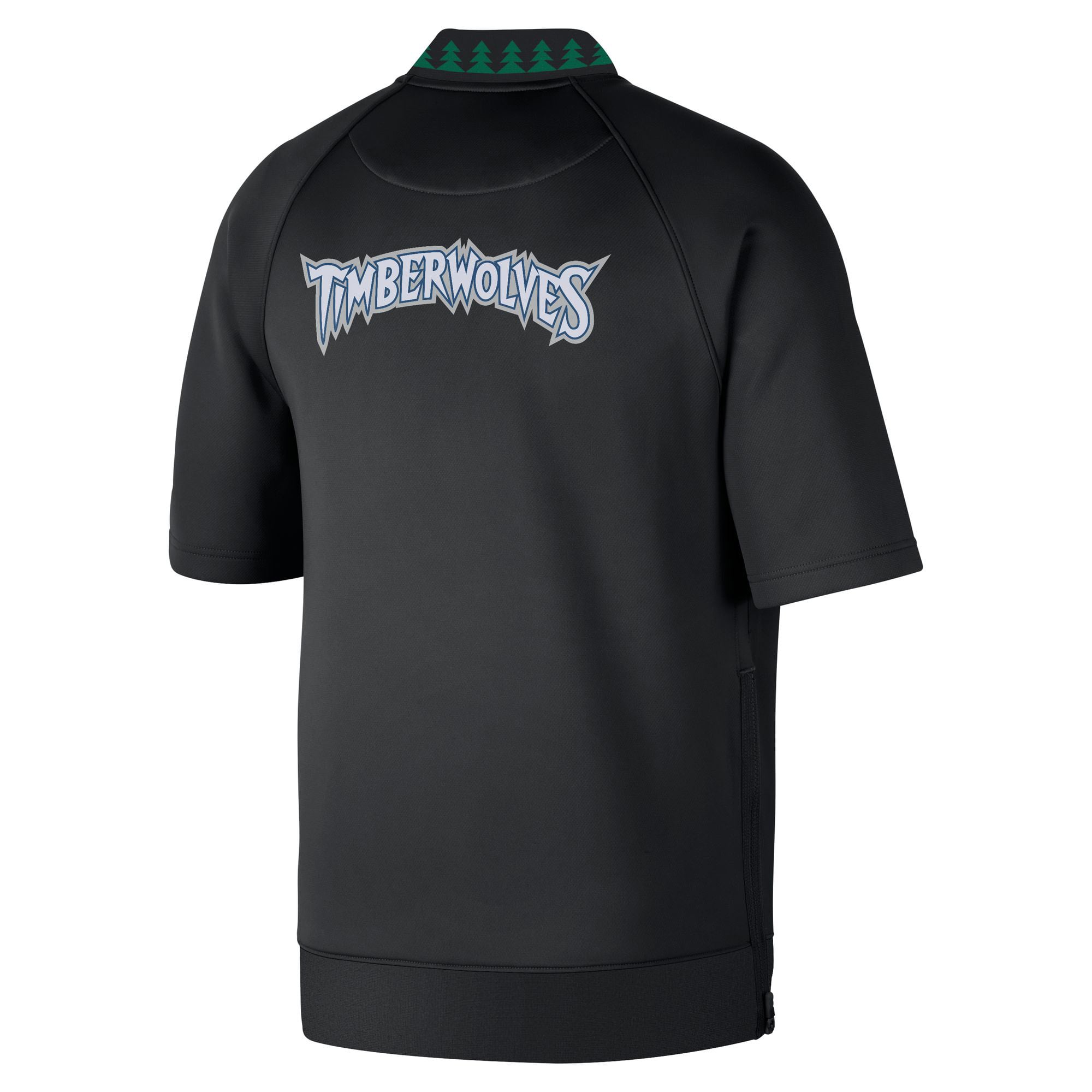 Veste Nike Timberwolves Minnesota Classic Edition Hardwood Classics Authentic pour homme, fermeture à boutons-pression.