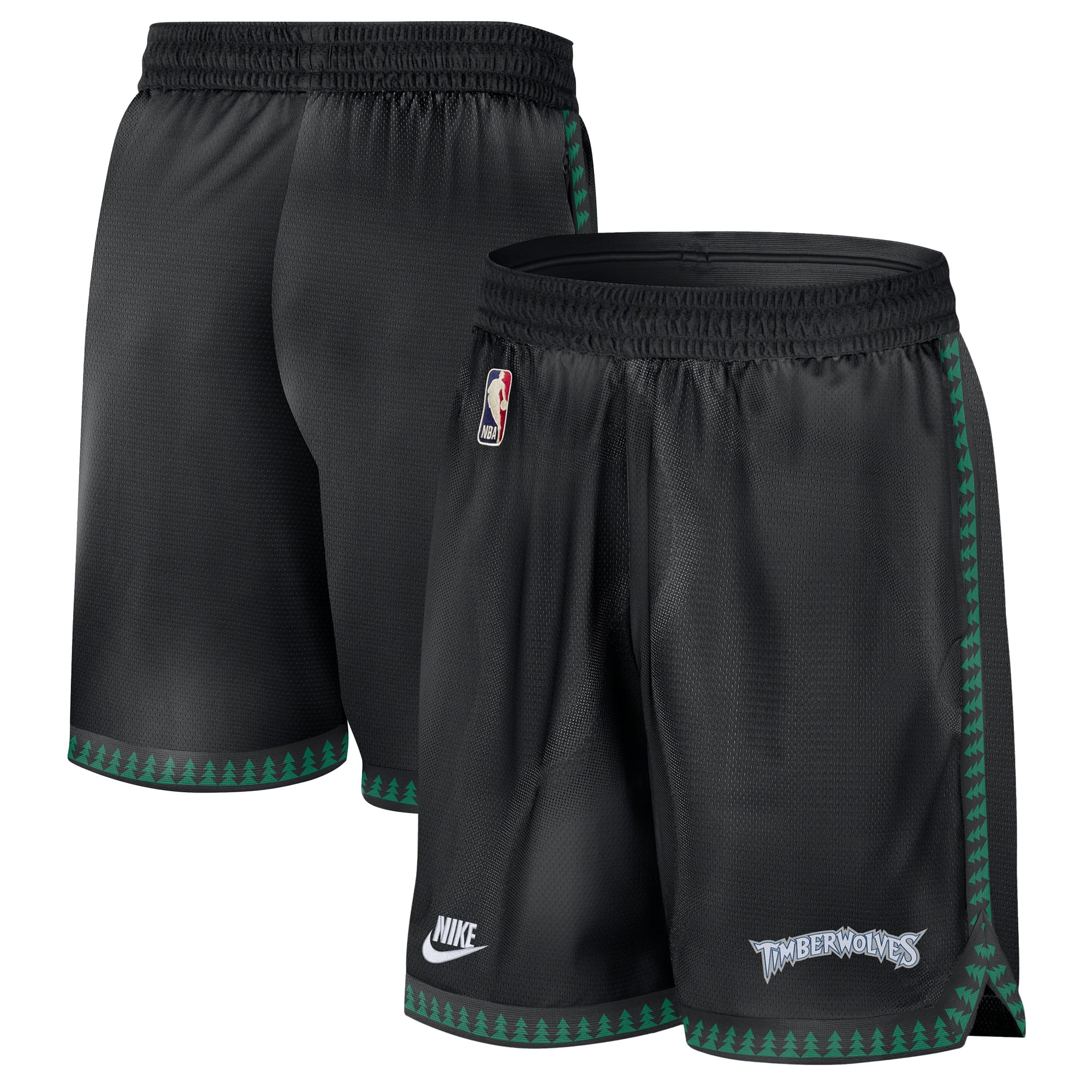 Short Nike noir Minnesota Timberwolves Classic Edition Hardwood Classics Premium DNA pour homme