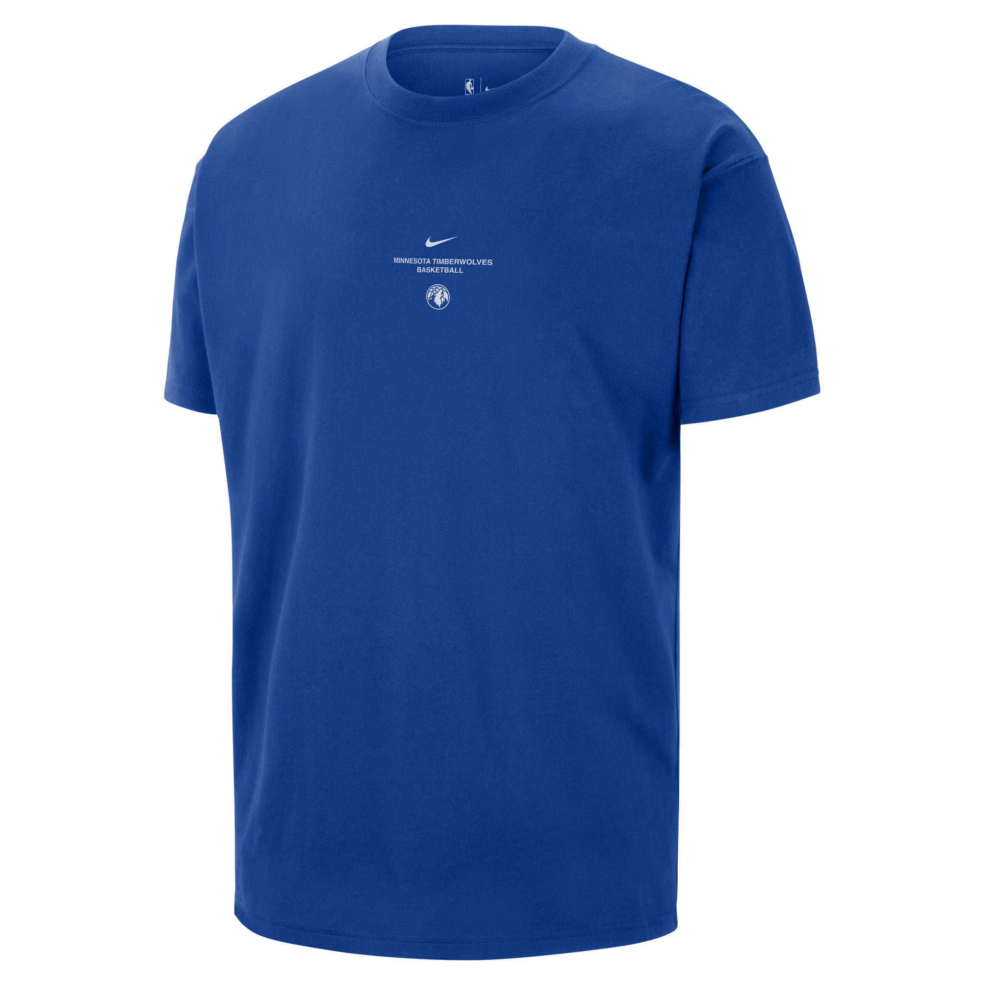 T-shirt d'entraînement Nike bleu Minnesota Timberwolves 2026 Standard Issue pour homme