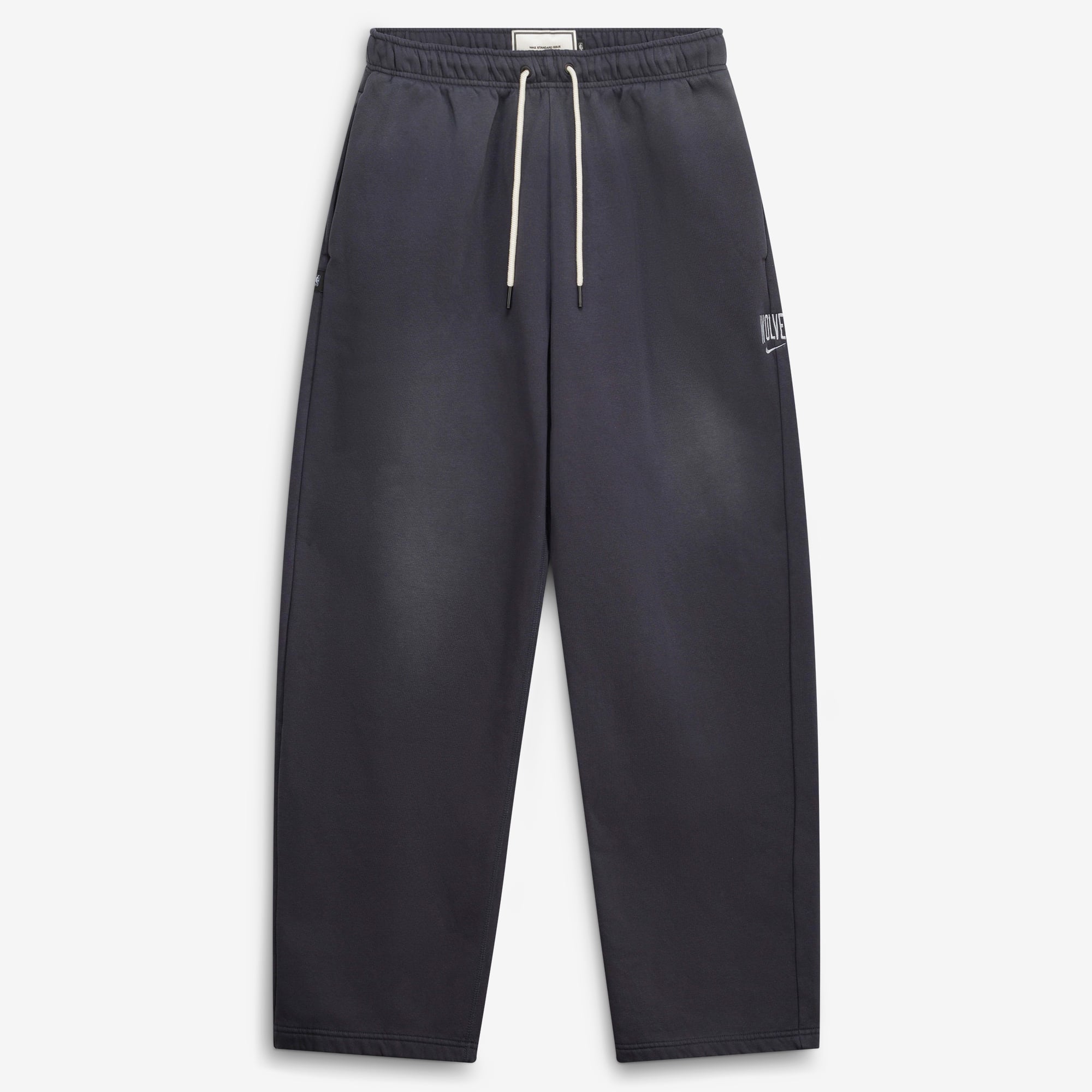 Pantalon de voyage en molleton lavé Nike Timberwolves Minnesota 2026 Standard Issue, couleur anthracite, pour homme
