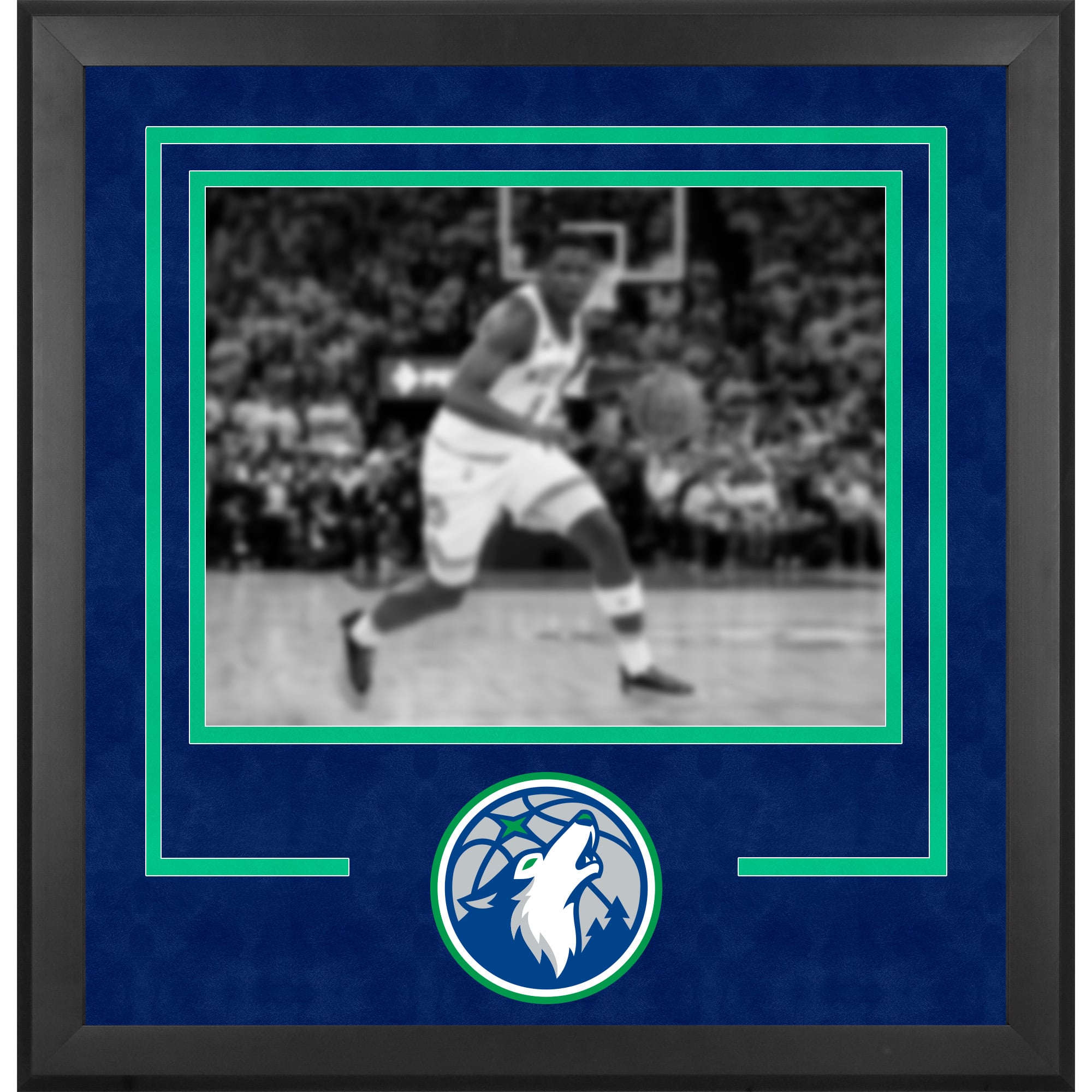 Cadre photo horizontal de luxe Minnesota Timberwolves 16" x 20" avec logo de l'équipe