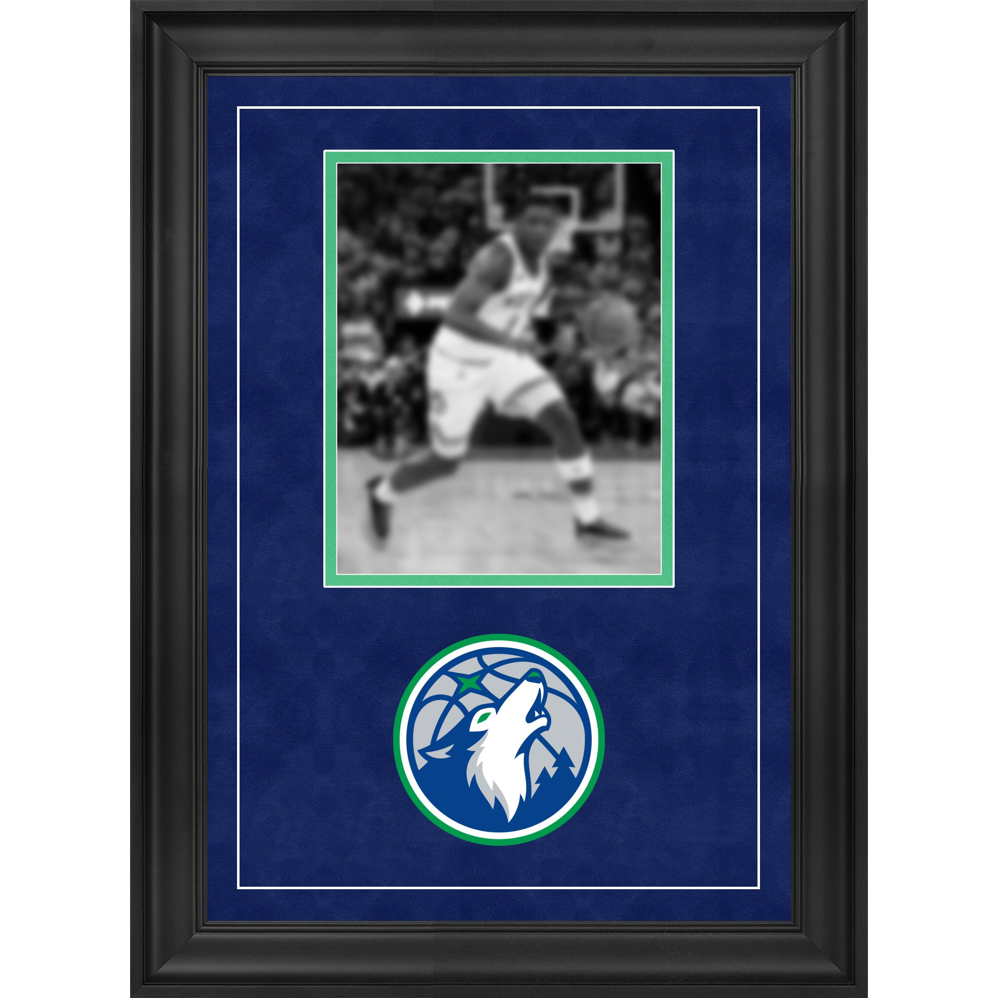 Cadre photo vertical de luxe 8" x 10" des Minnesota Timberwolves avec logo de l'équipe