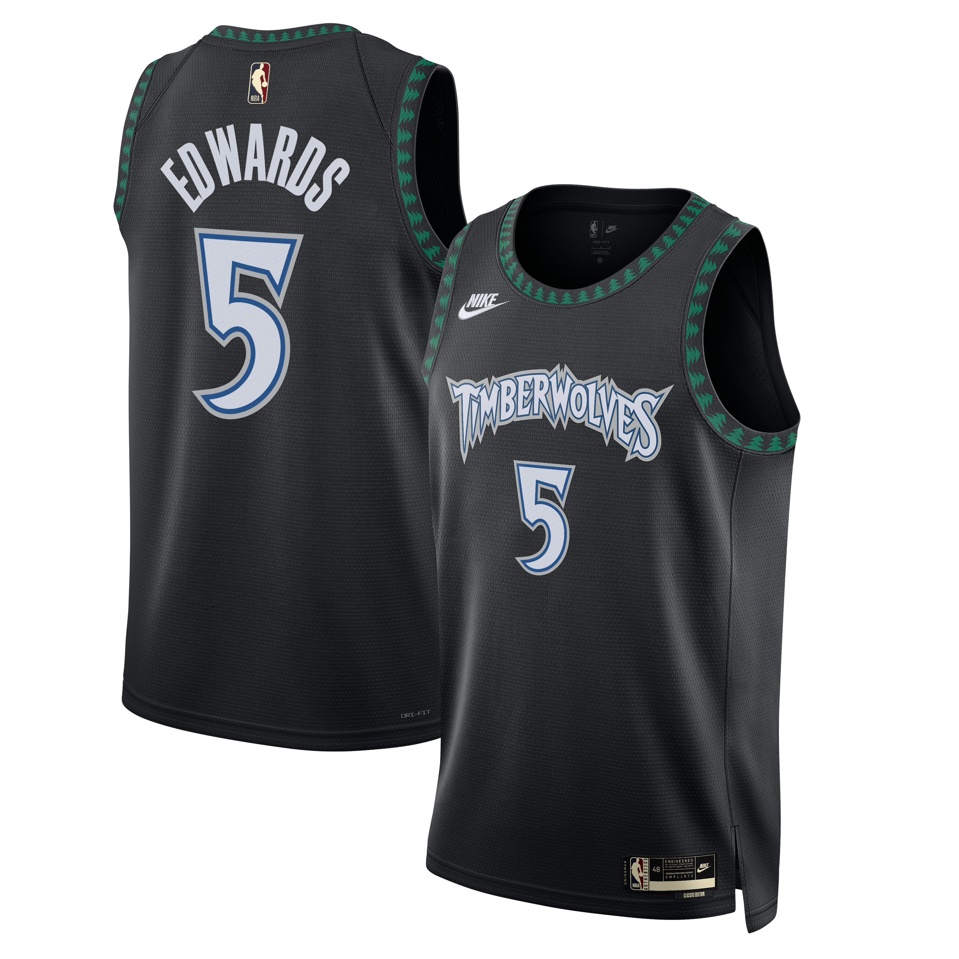 Camiseta Nike Edición Clásica de los Minnesota Timberwolves 