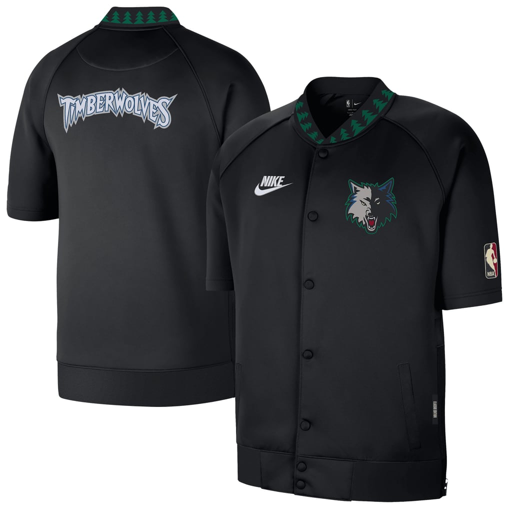 Minnesota Timberwolves Nike Classic Edition Short Sleeve Game Jacket - Mens