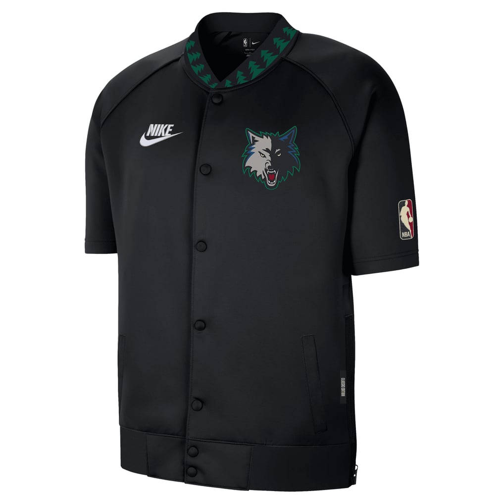 Minnesota Timberwolves Nike Classic Edition Short Sleeve Game Jacket - Mens