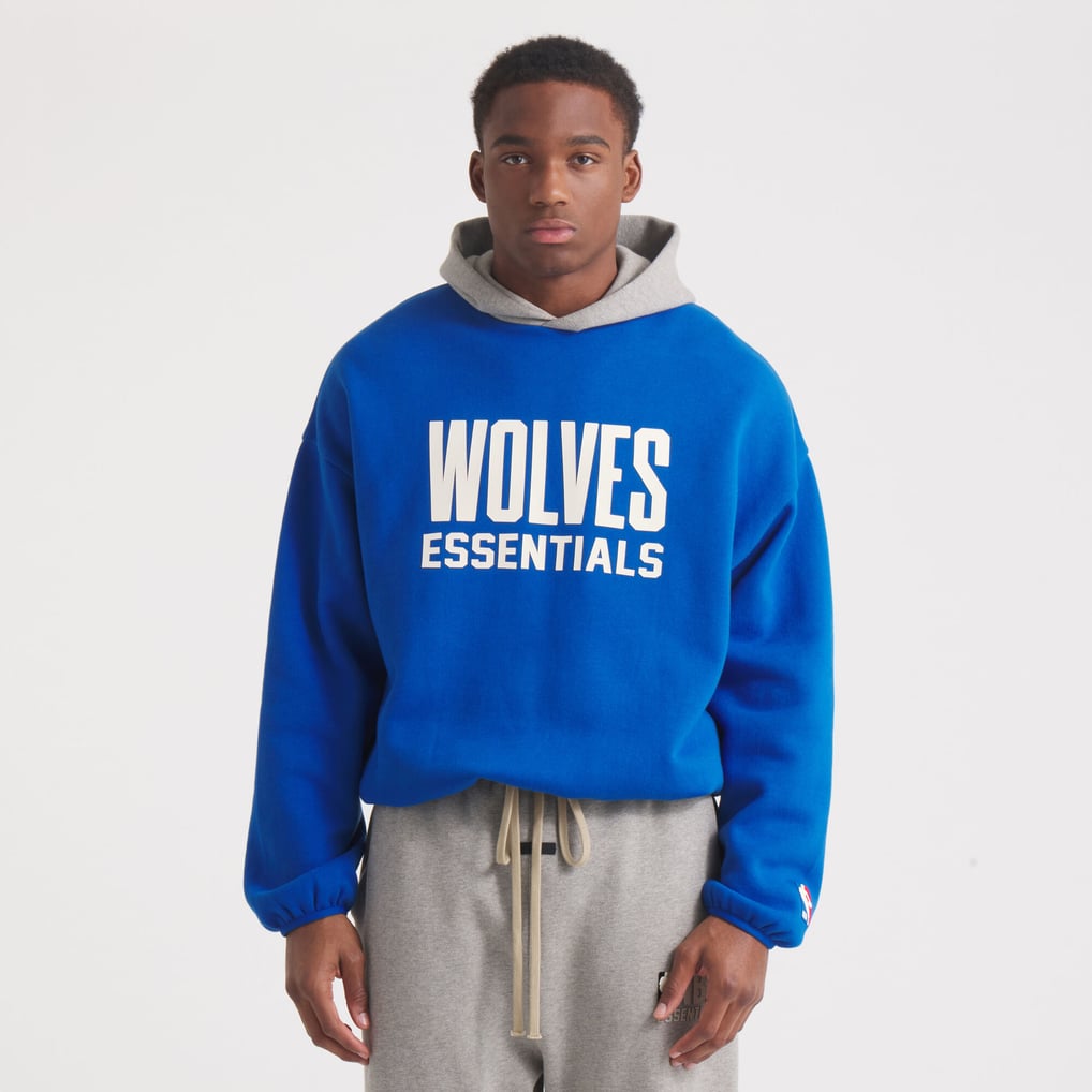 ミネソタ・ティンバーウルブズ × Fear Of God Essentials フーディー 