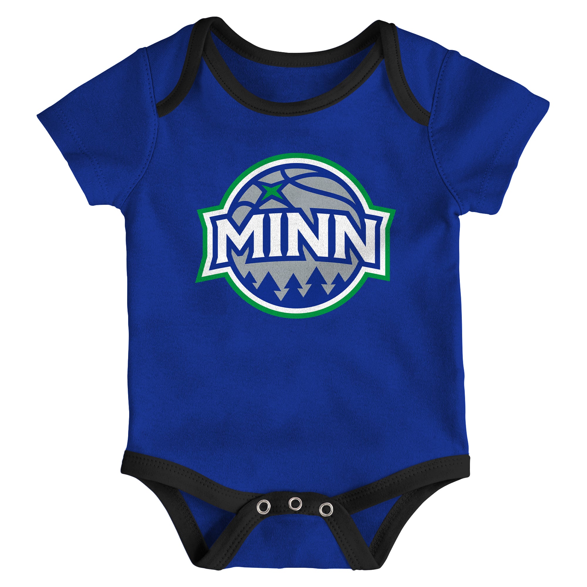 Ensemble de 3 bodies Outerstuff Minnesota Timberwolves Born To Ball pour nouveau-nés et nourrissons