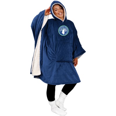 Minnesota Timberwolves Pegasus Team Color 50" x 70" Bloncho Sherpa Fan Cape
