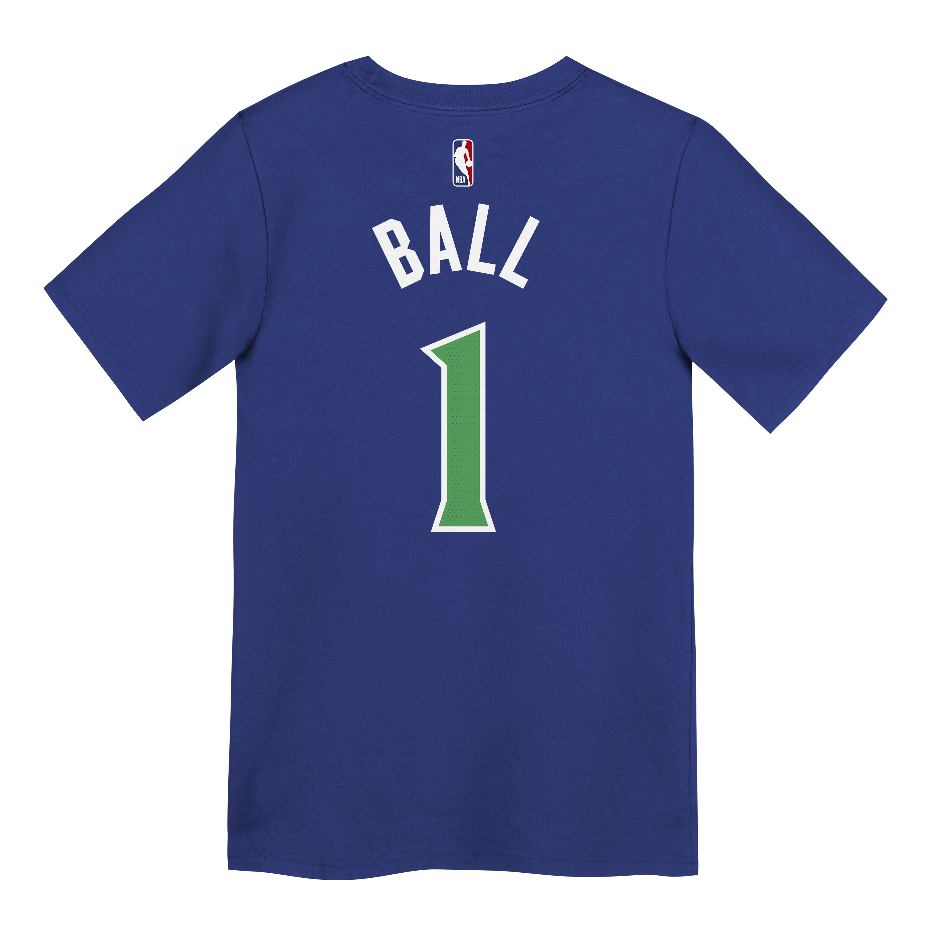 T-shirt Nike LaMelo Ball bleu Minnesota Timberwolves Icon Edition avec nom et numéro pour enfant d'âge préscolaire