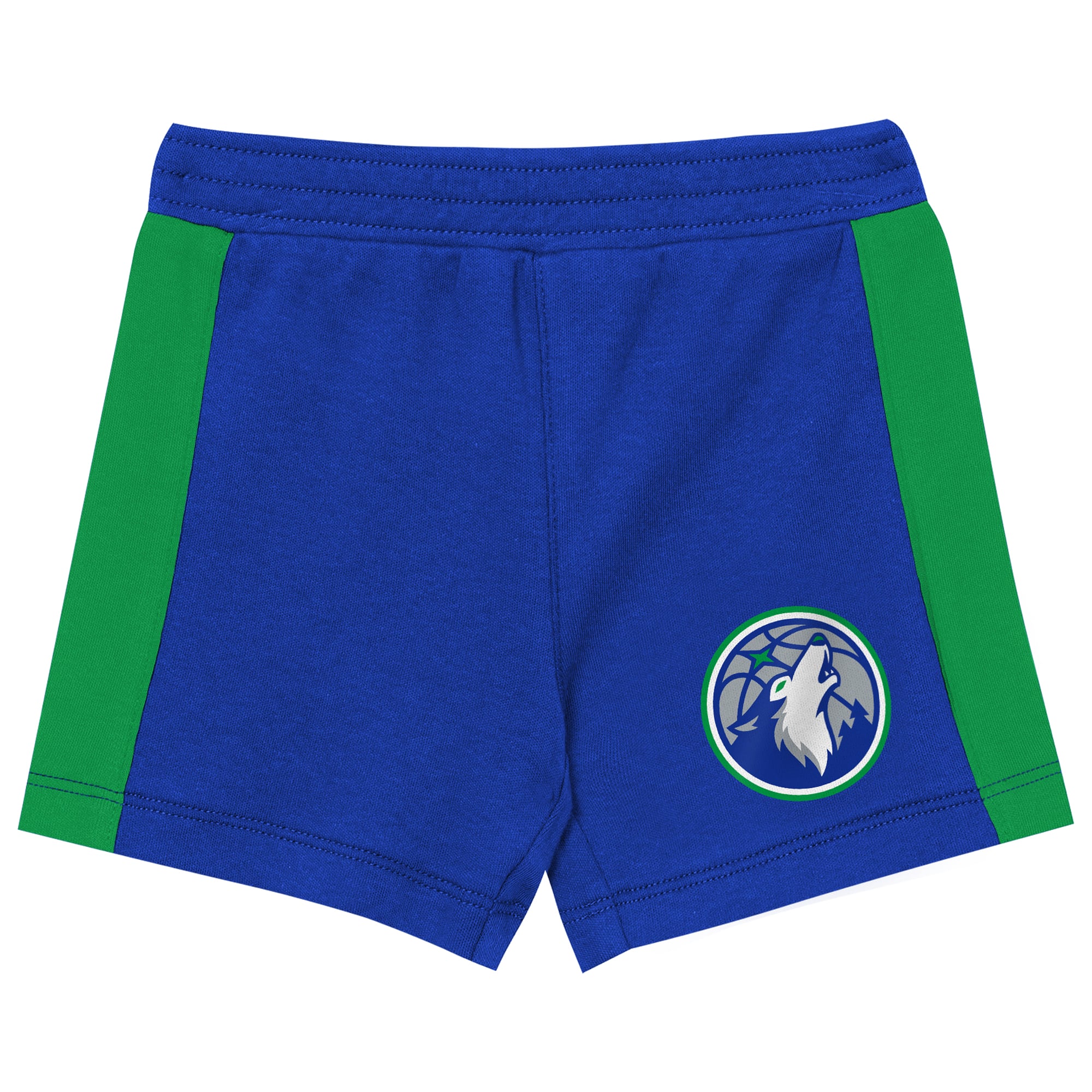 Preschool Outerstuff Blue Minnesota Timberwolves Get Back Short Sleeve Hoodie & Shorts Two-Pack Set