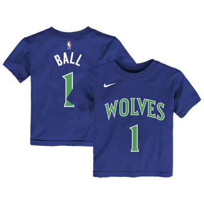 LaMelo Ball Minnesota Timberwolves Nike Toddler Icon Edition Name & Number T-Shirt - Blue