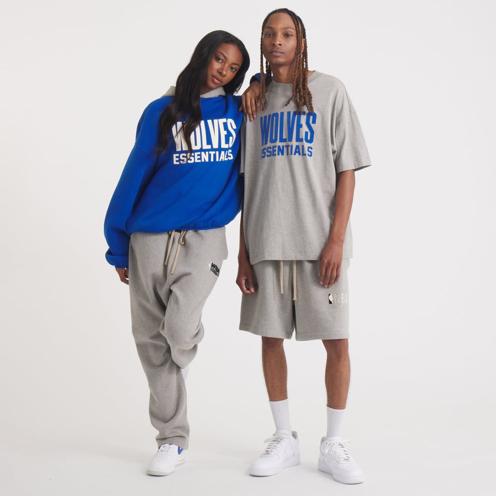 Unisex Fear of God Gray Minnesota Timberwolves NBA x ESSENTIALS T 