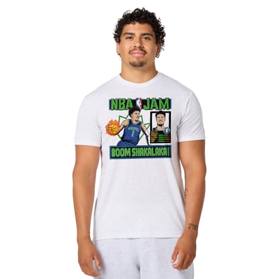 LaMelo Ball Minnesota Timberwolves Homage Unisex NBA Jam Tri-Blend T-Shirt - Ash