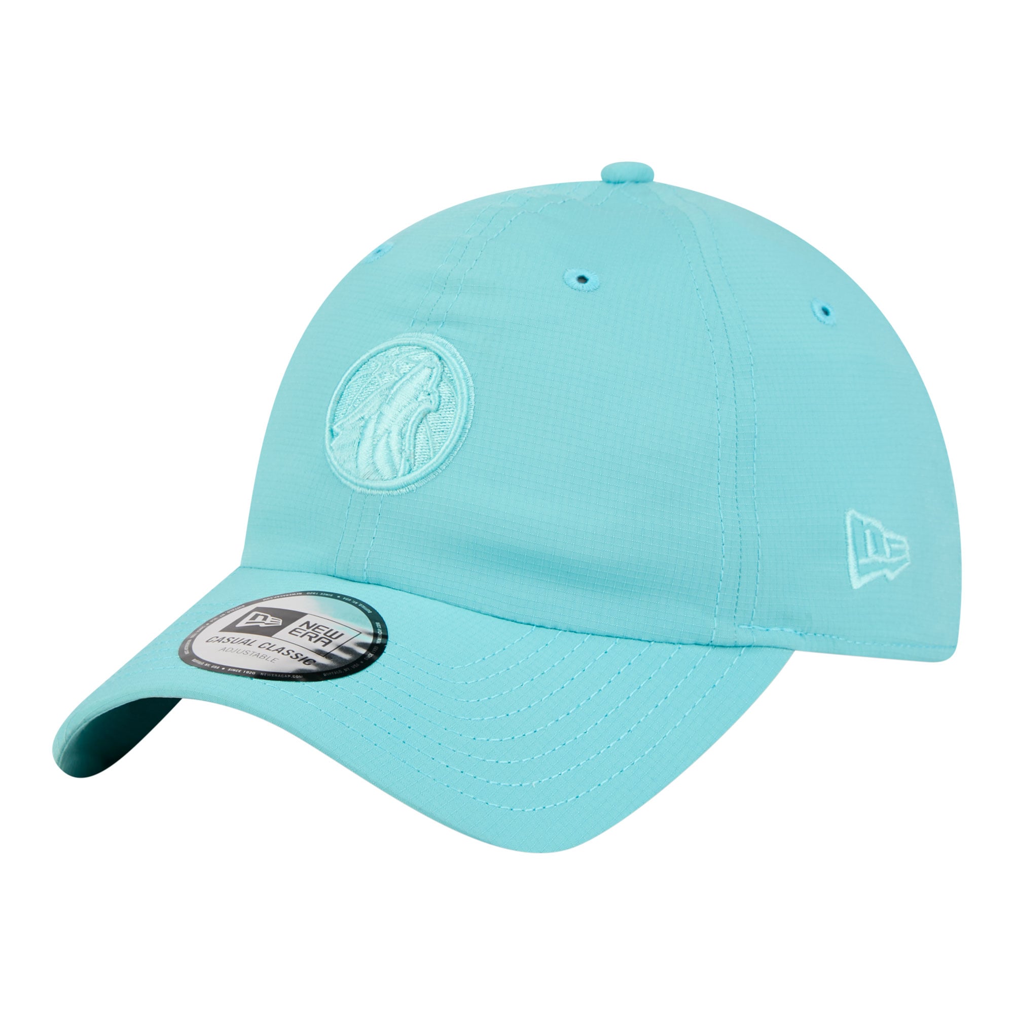 Unisex Minnesota Timberwolves New Era Turquoise Color Pack Ripstop Casual Classic Adjustable Hat