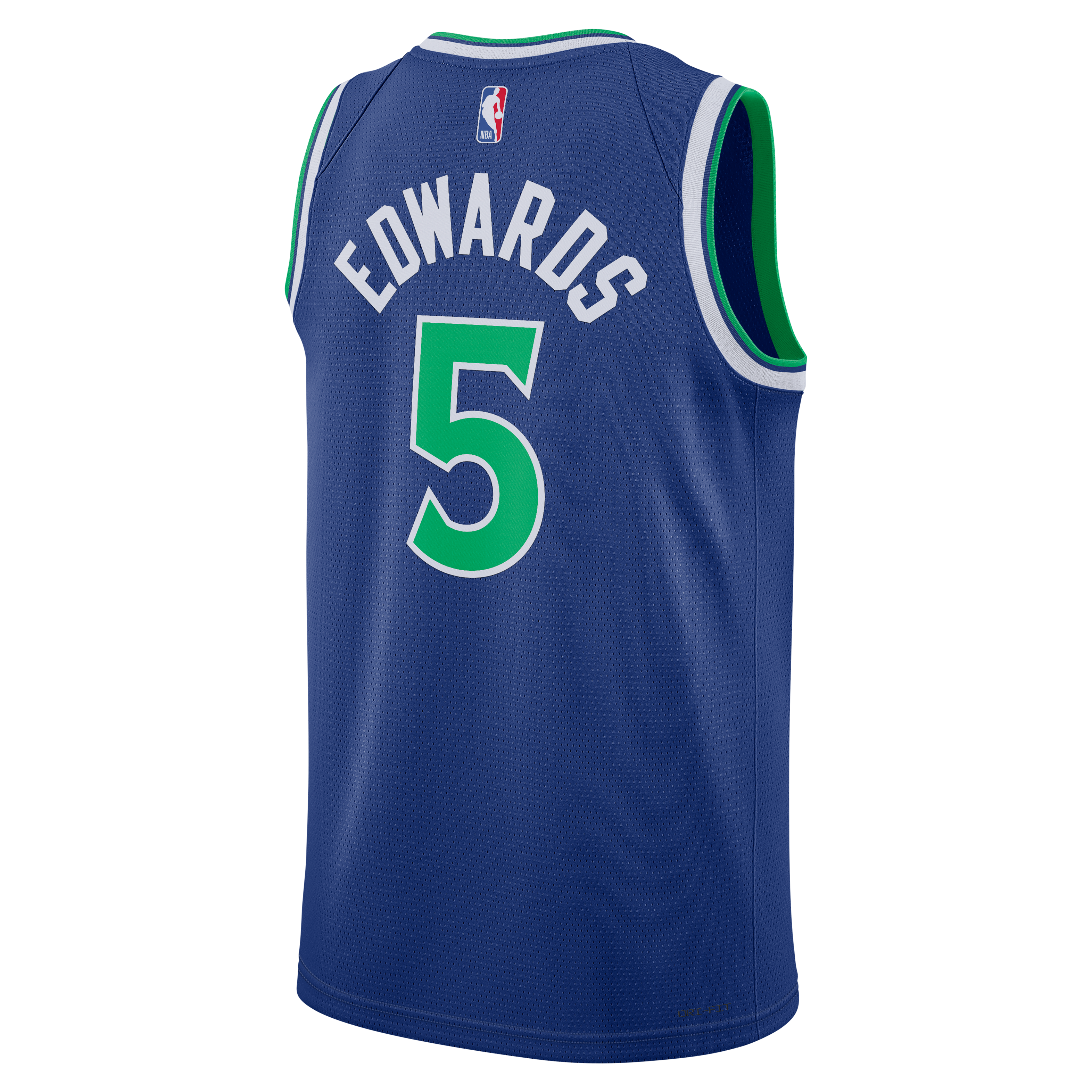 Maillot unisexe Nike Anthony Edwards bleu Minnesota Timberwolves Swingman - Édition Icon