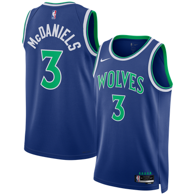 Jaden McDaniels Minnesota Timberwolves Nike Unisex Swingman Jersey - Icon Edition  - Blue