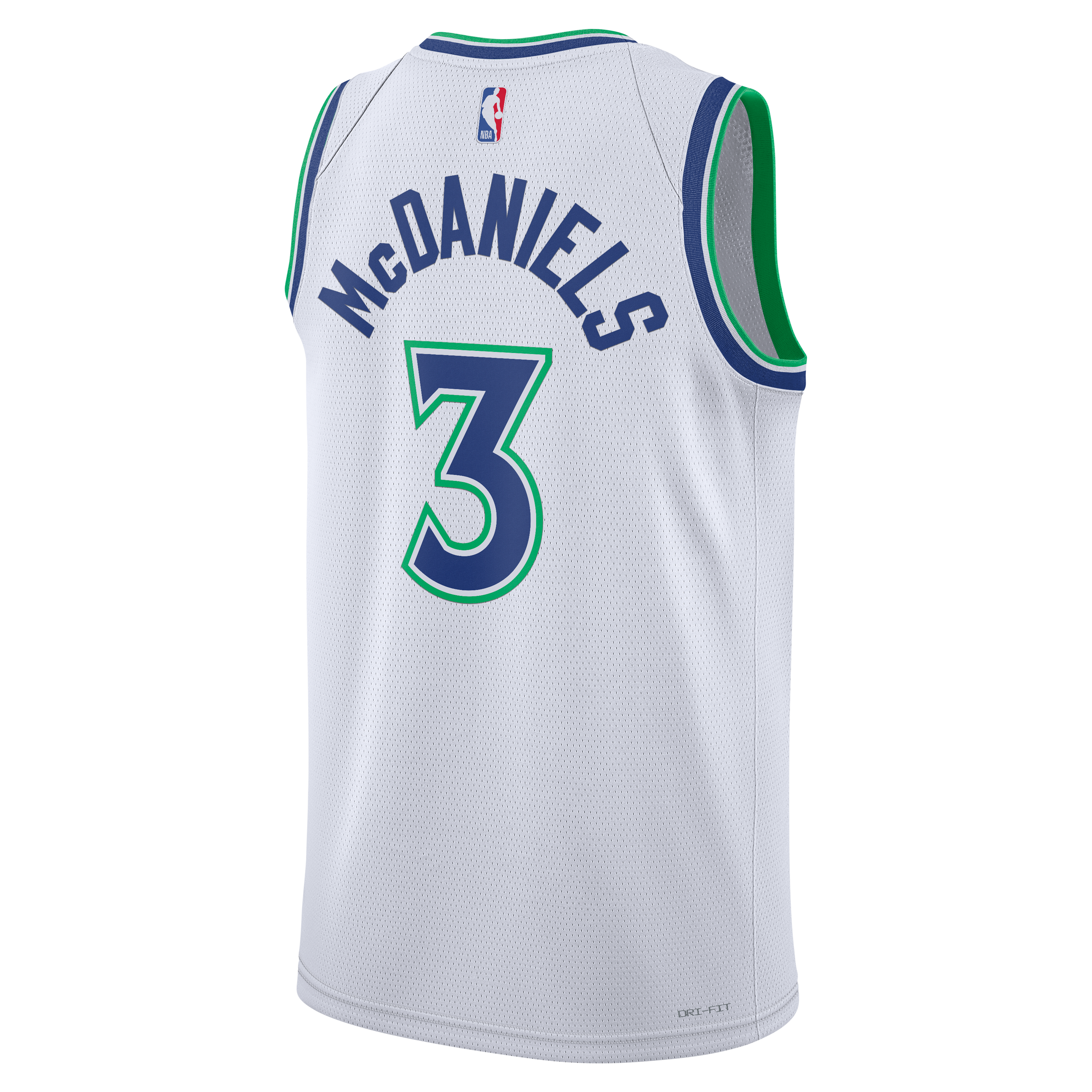 Maillot Swingman unisexe Nike Jaden McDaniels blanc Minnesota Timberwolves - Édition Association