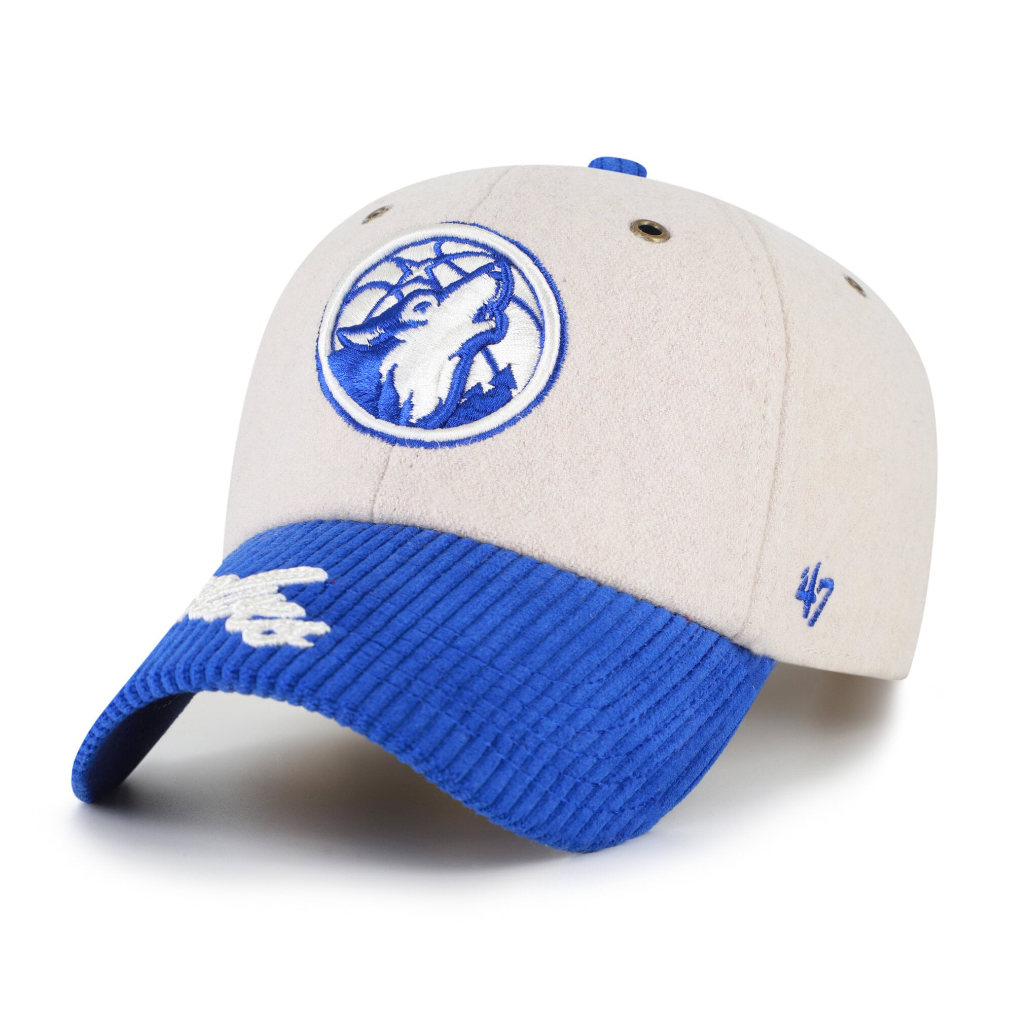 Casquette ajustable pour femme '47 Natural Minnesota Timberwolves Rope Script Clean Up