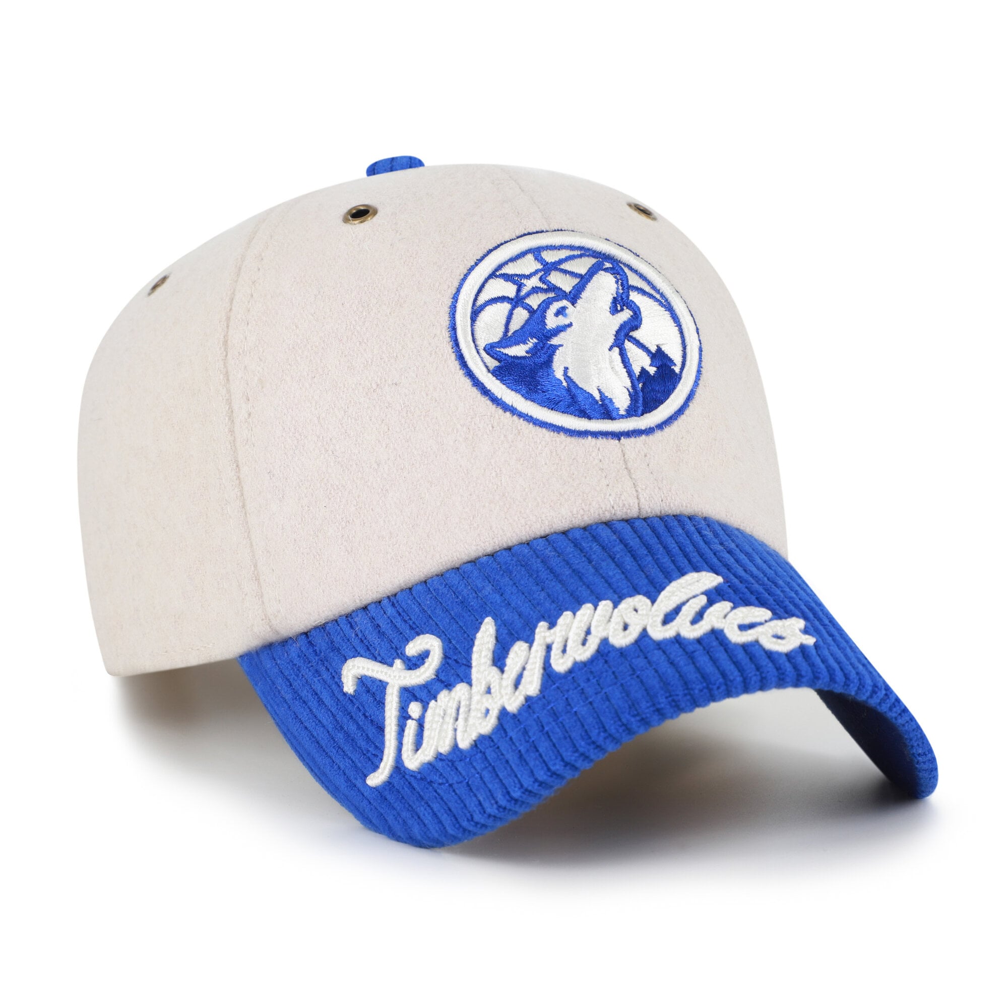 Casquette ajustable pour femme '47 Natural Minnesota Timberwolves Rope Script Clean Up