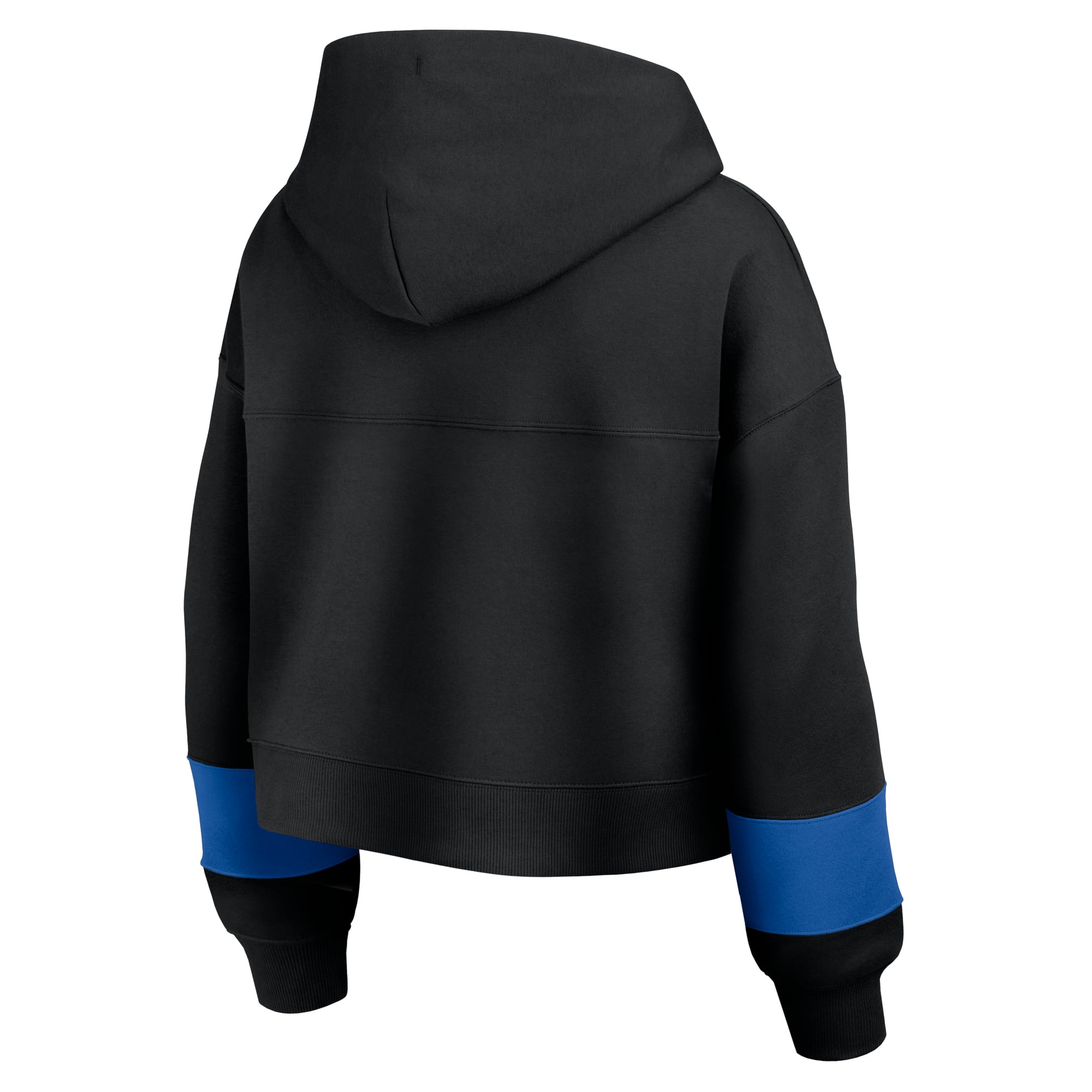 Women's Fanatics  Minnesota Timberwolves Black Beat Records Cropped Fleece Hoodie