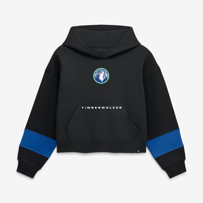  Minnesota Timberwolves Fanatics Women's Beat Records Fleece Hoodie - Black